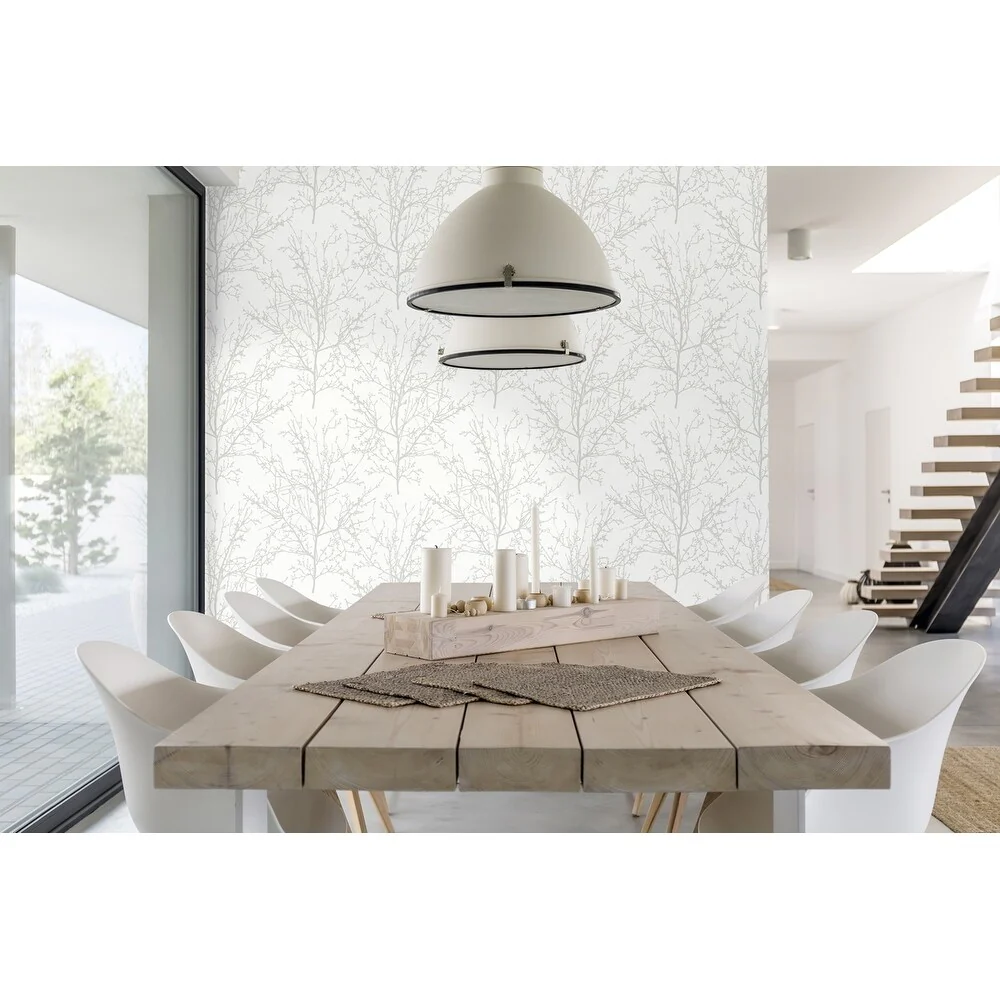 NextWall Tree Branches Peel and Stick Removable Wallpaper