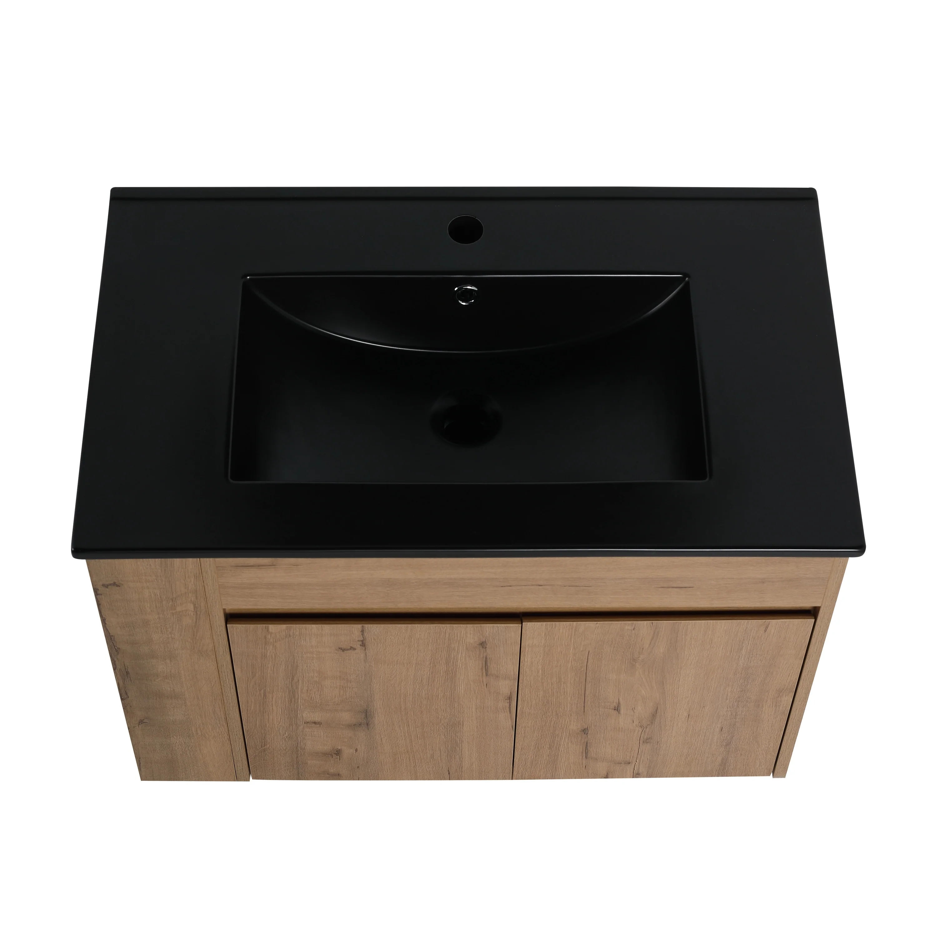 Beingnext 30 Inch Bathroom Vanity with Sink, Single Sink Floating Bathroom Vanity with Soft Close Door and Shelf