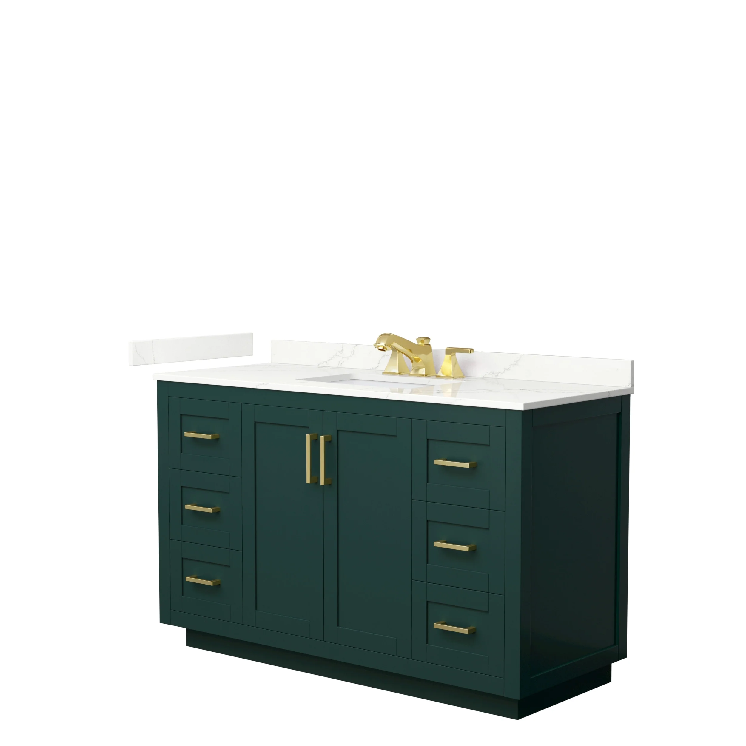 Miranda 54-inch Single Vanity, Quartz Top