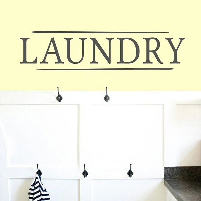 Laundry' 36 x 8.5-inch Wall Decal