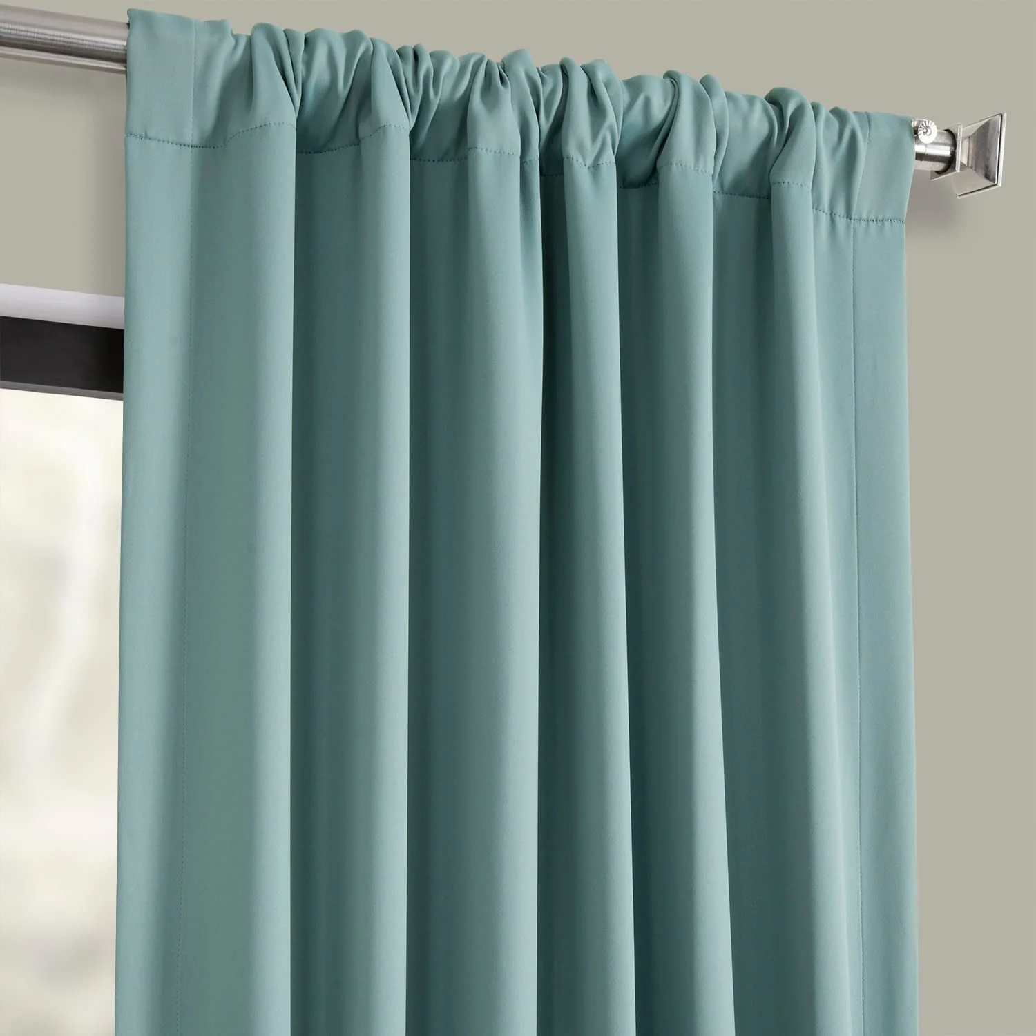 Exclusive Fabrics Room Darkening 108-inch Curtain Panel Pair