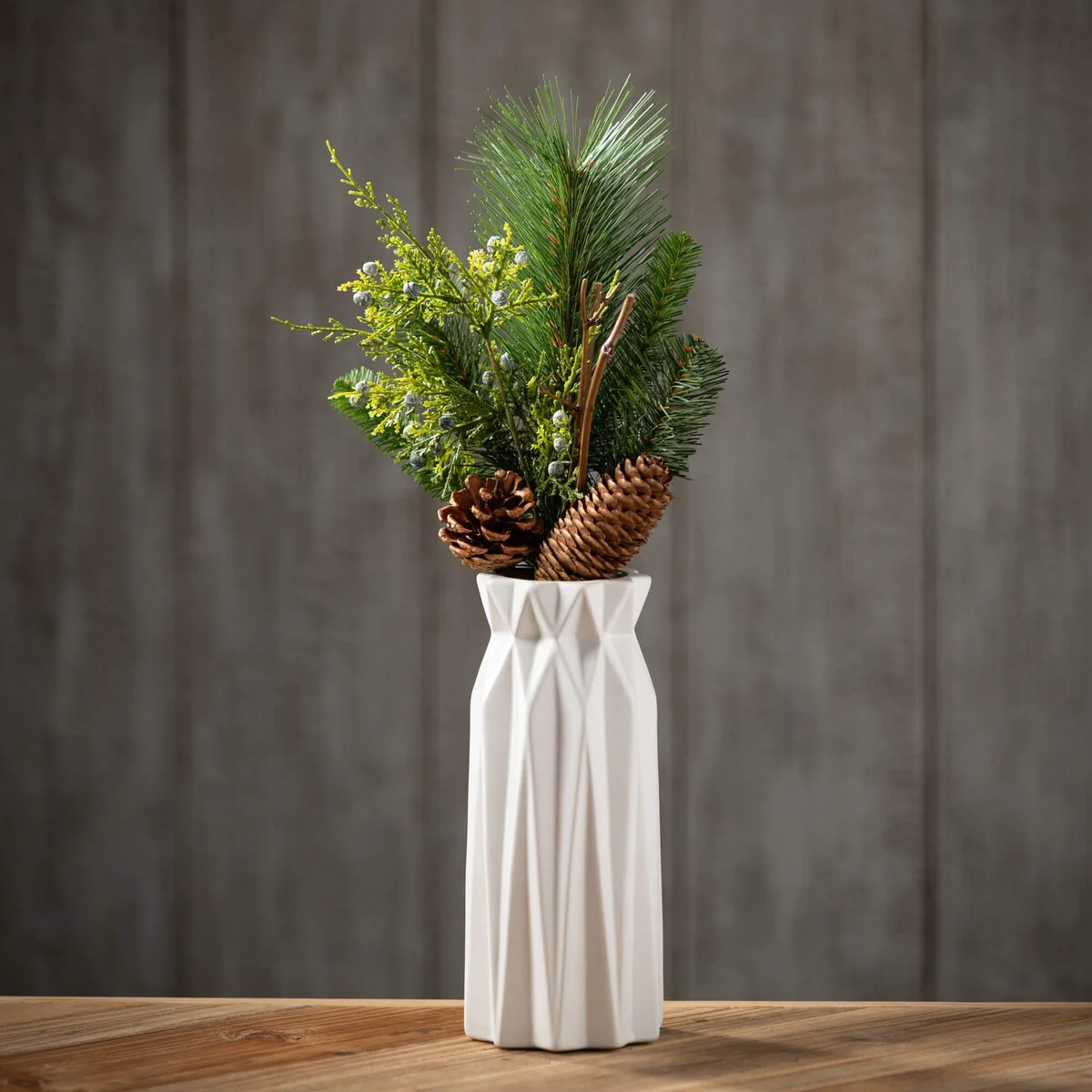 Sullivans Artificial Christmas Lush Pine Pinecone Stem