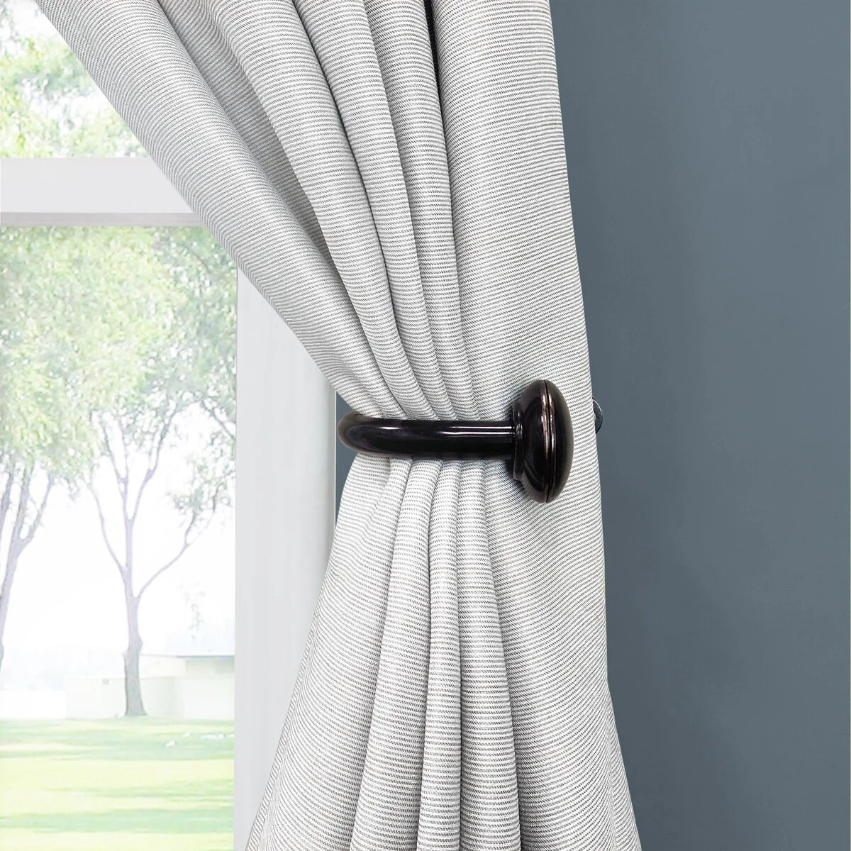 Lumi 3/4 in. Dia. Curtain Holdback (2-Pack / 4-Pack)