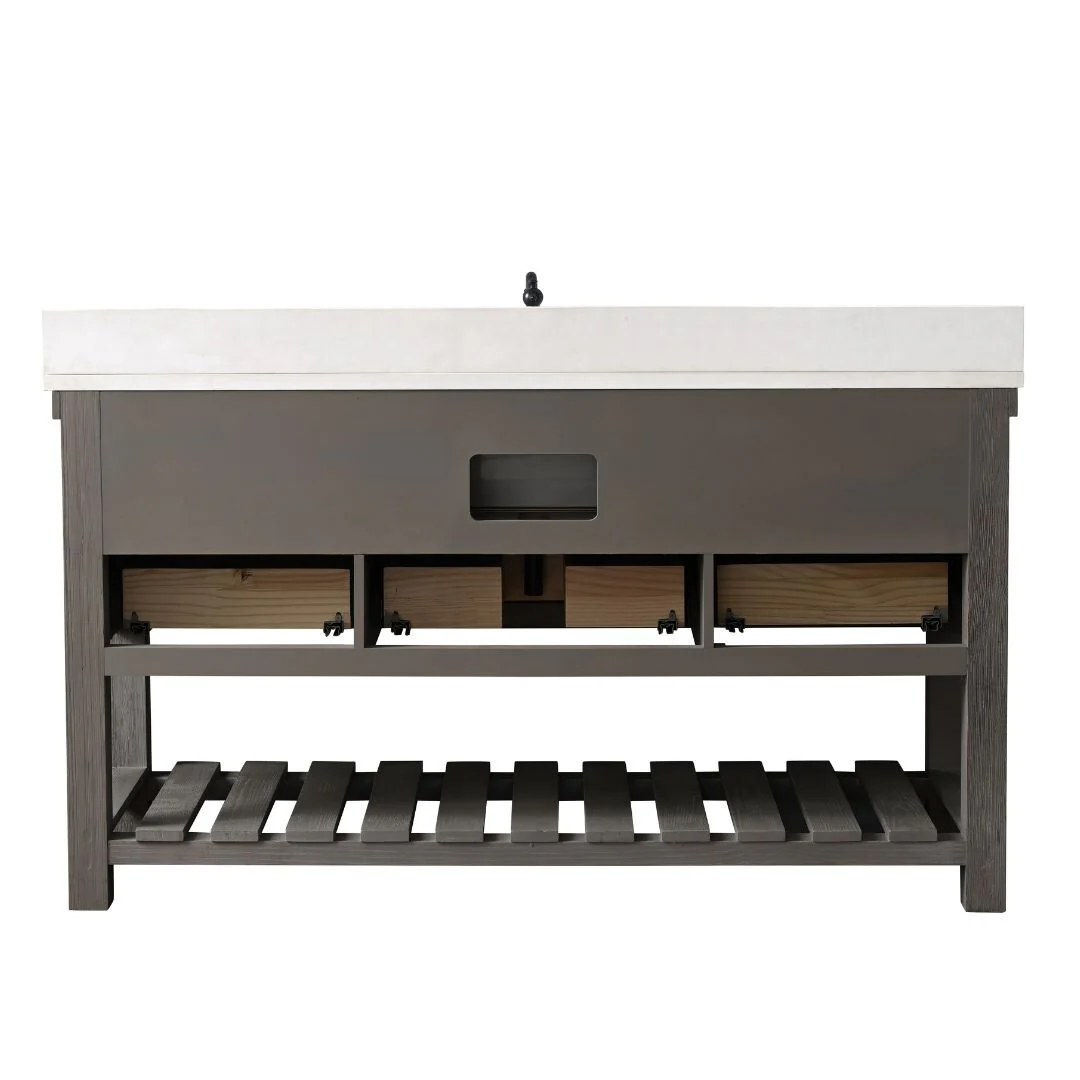 Sudio Design Bathroom Vanity Wesley Weathered Collection.