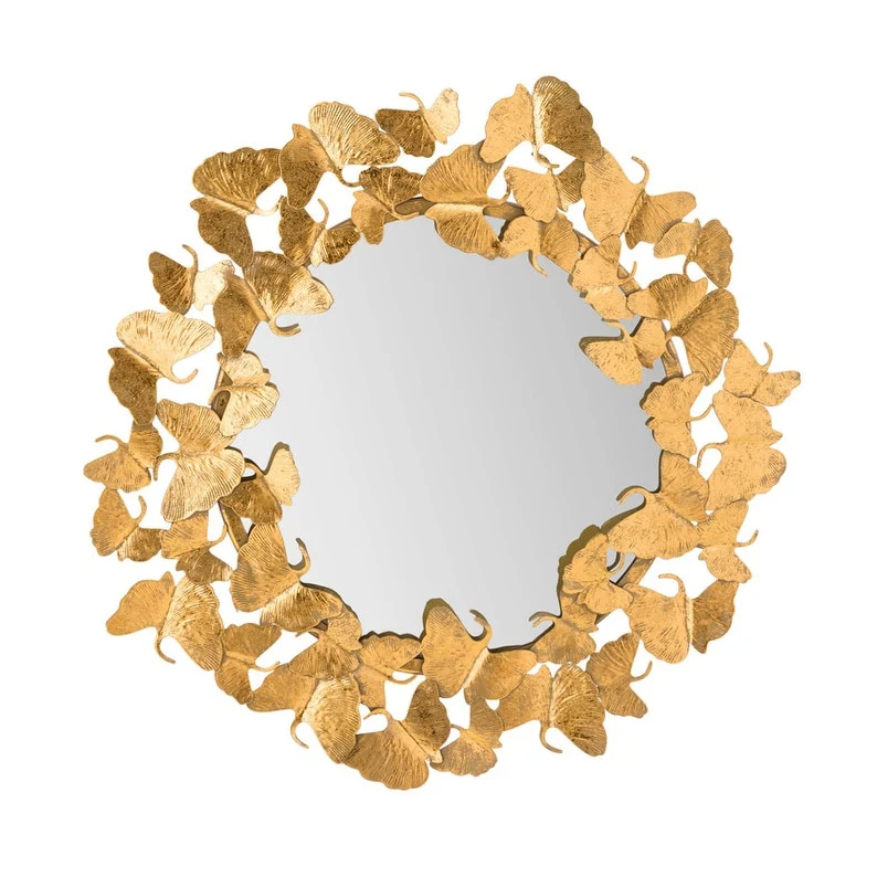 Silver Orchid Christy 27-inch Gold Mirror