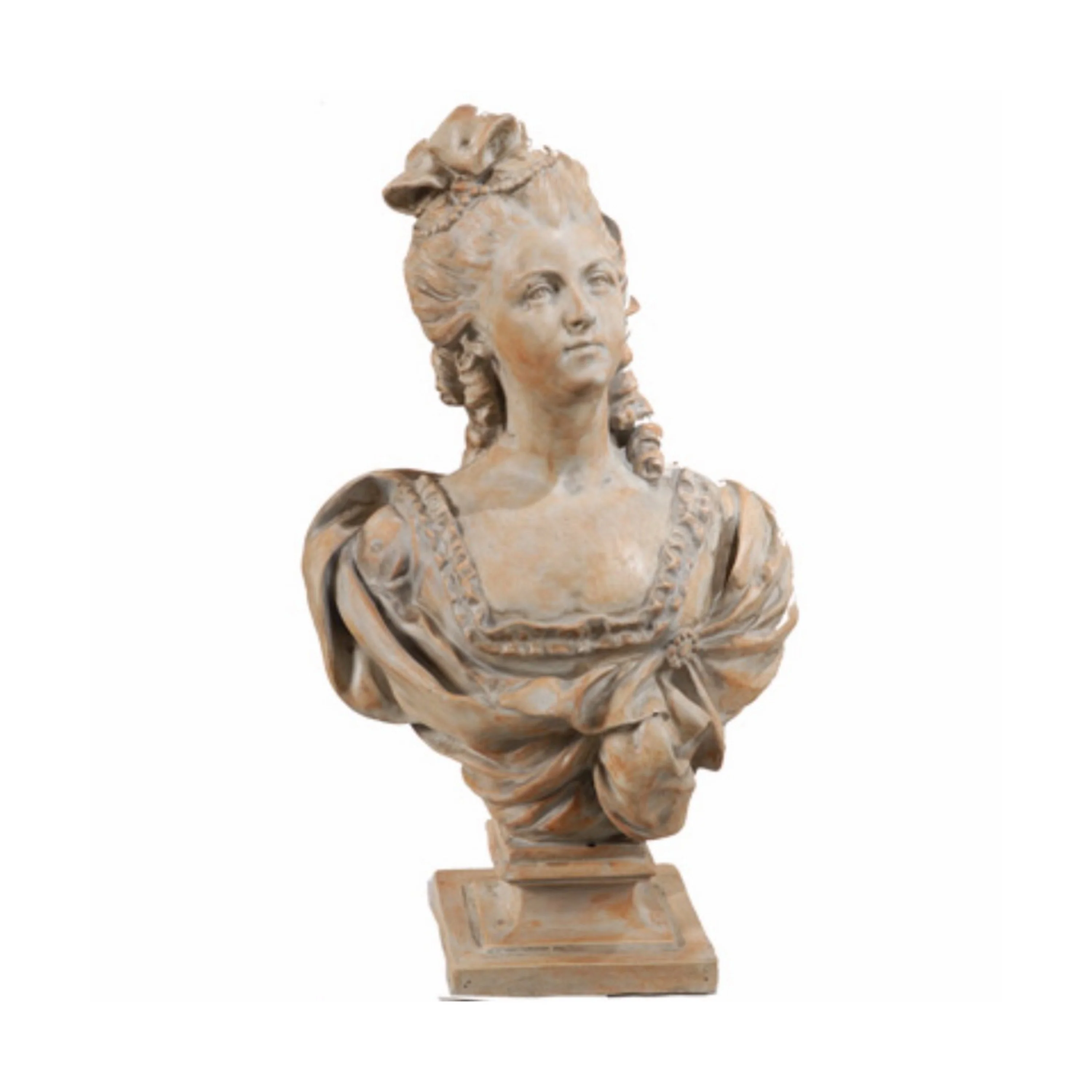 Artful Female Sculpture Bust Statue