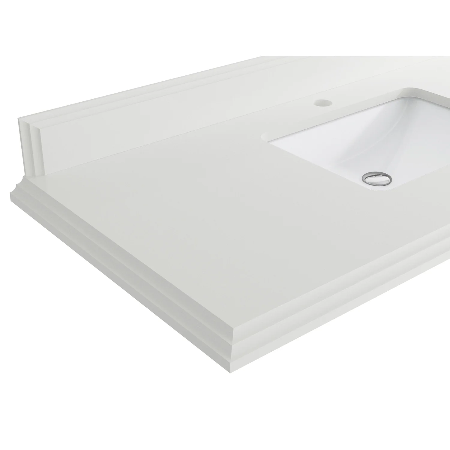 Willow Collections 60 in. W x 22 in D. Sonoma Free Standing Reeded Double Sink Bathroom Vanity with Countertop