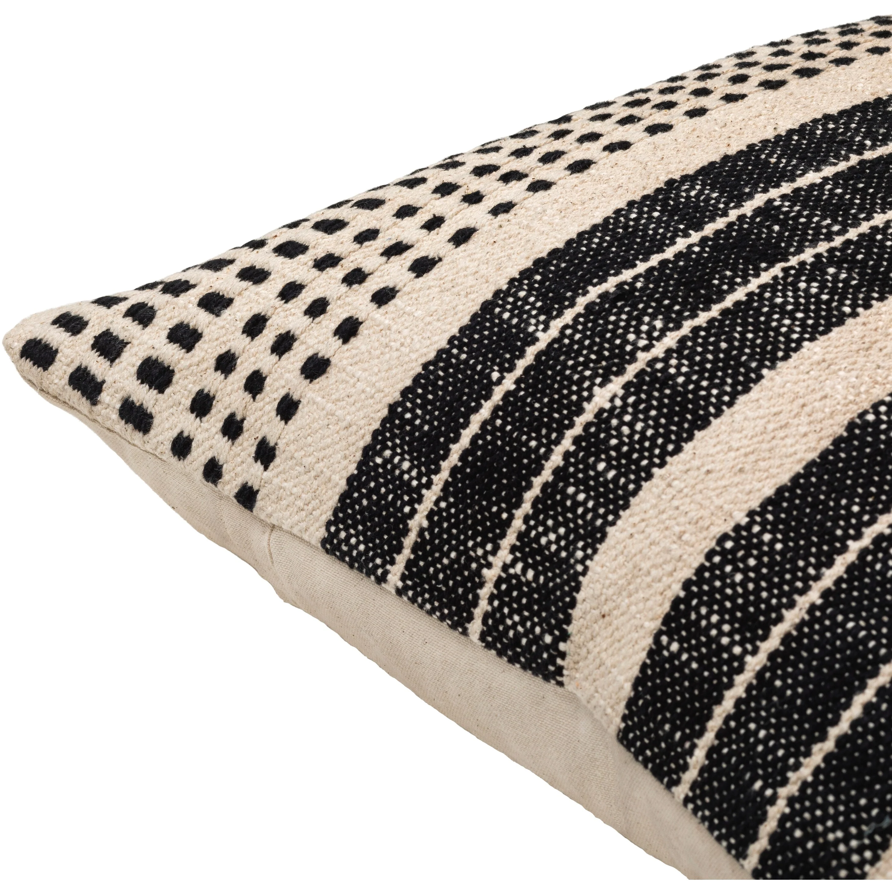 Dundads Geometric Stripe Transitional Throw Pillow