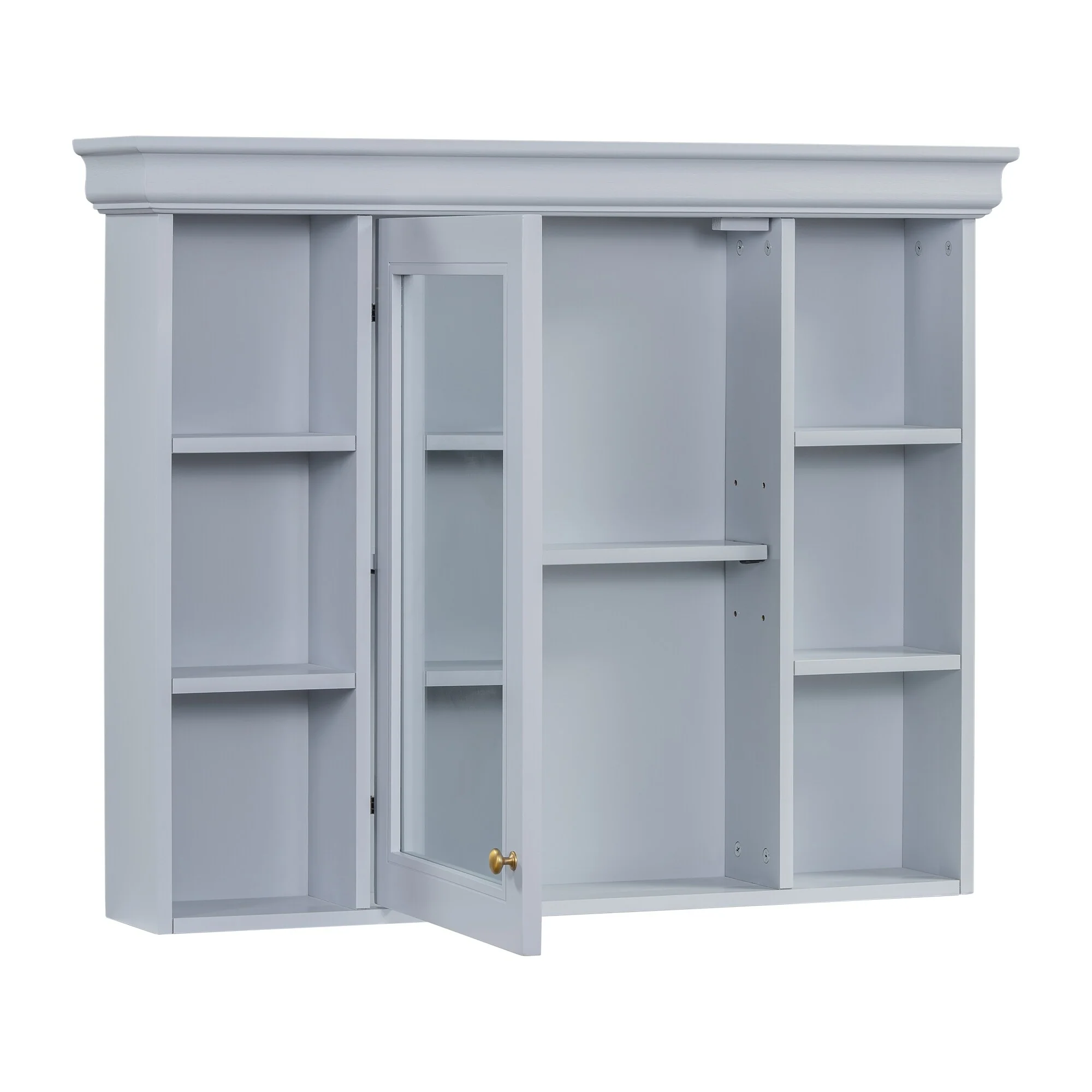 Wall Mounted Bathroom Storage Cabinet with Mirror Door