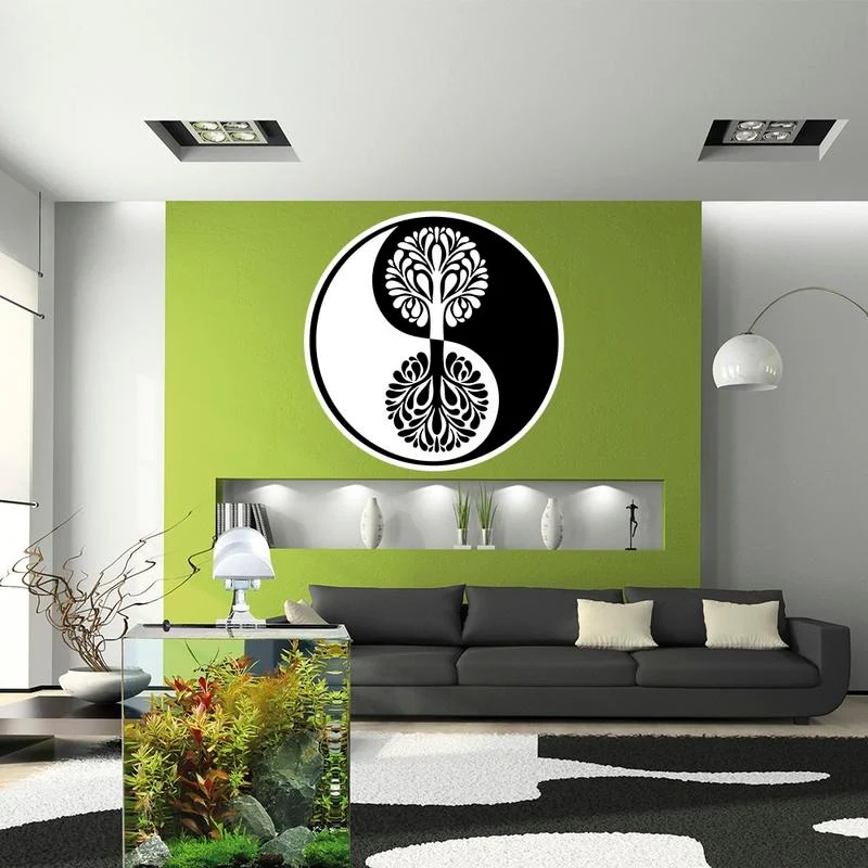 Mandala Full Color Wall Decal Sticker AN-1 FRST Size 52