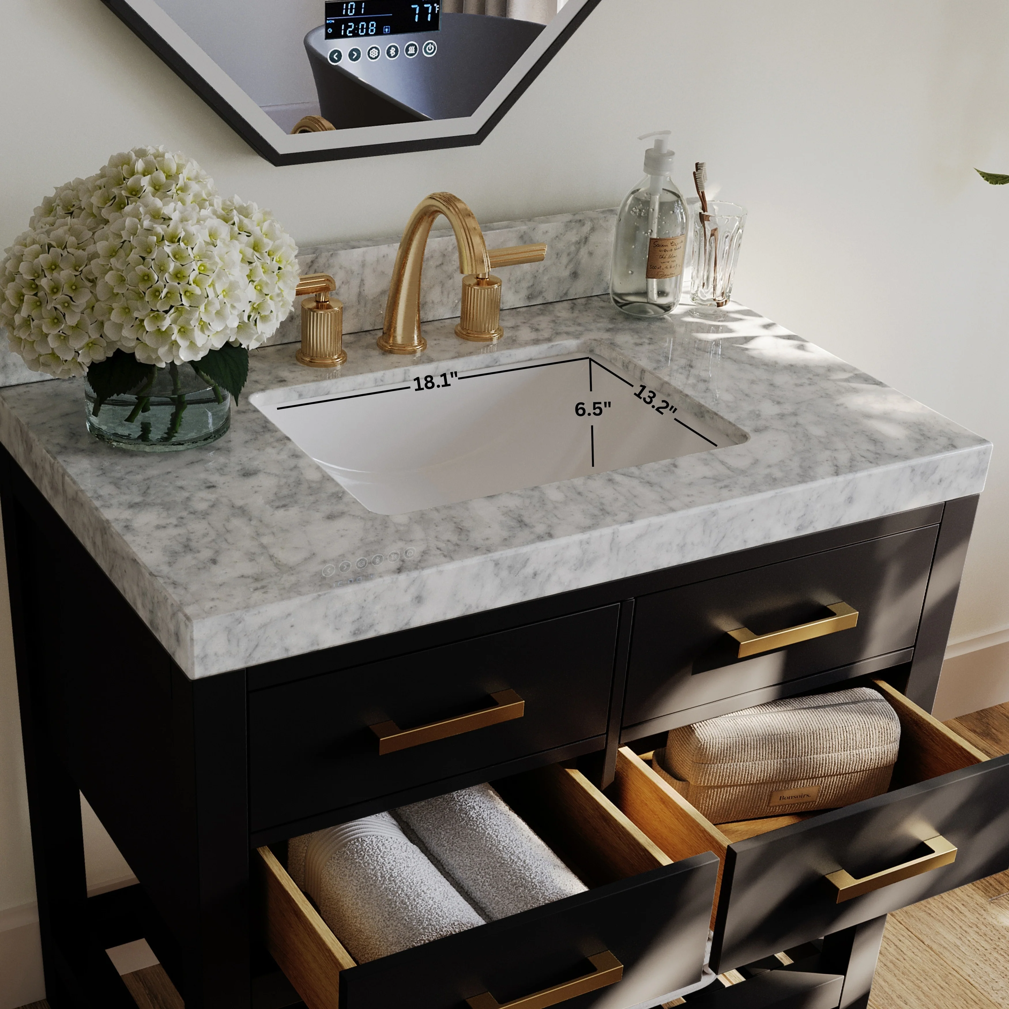 Ancerre Designs Elizabeth Bathroom Vanity Set