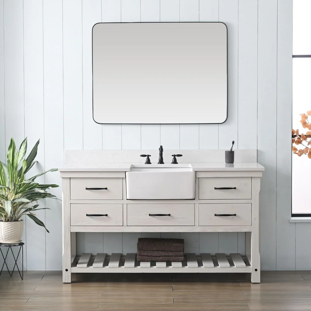 Sudio Design Bathroom Vanity Wesley Weathered Collection.