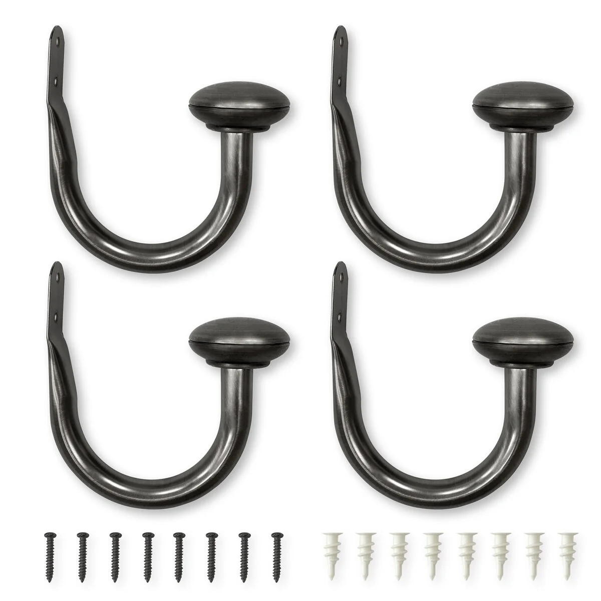 Lumi 3/4 in. Dia. Curtain Holdback (2-Pack / 4-Pack)