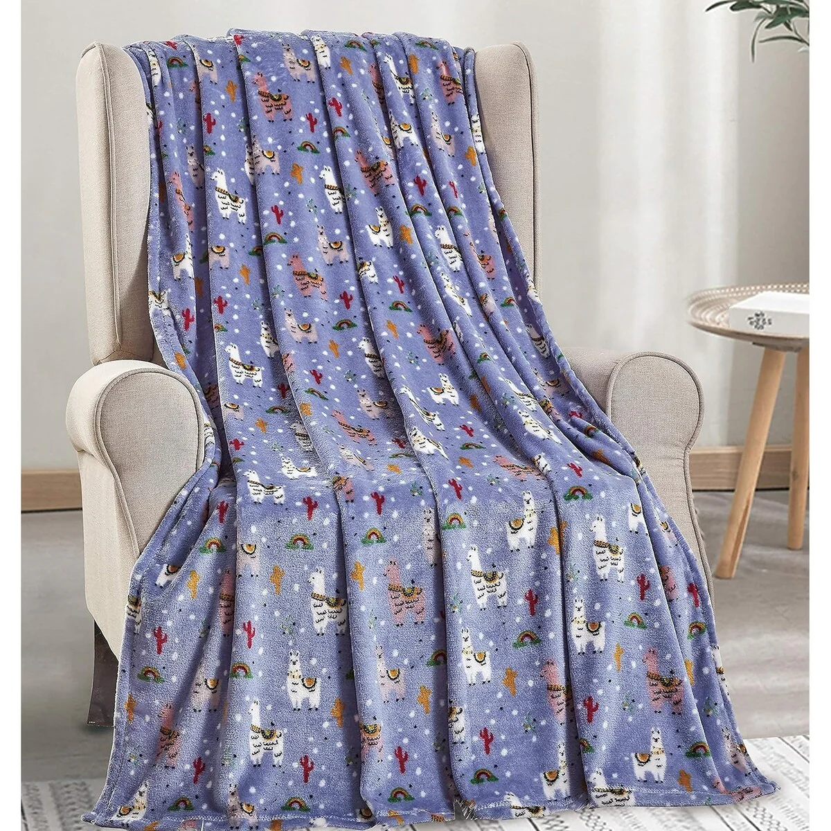Décor&More Whimsy Collection Microplush Throw Blanket (50