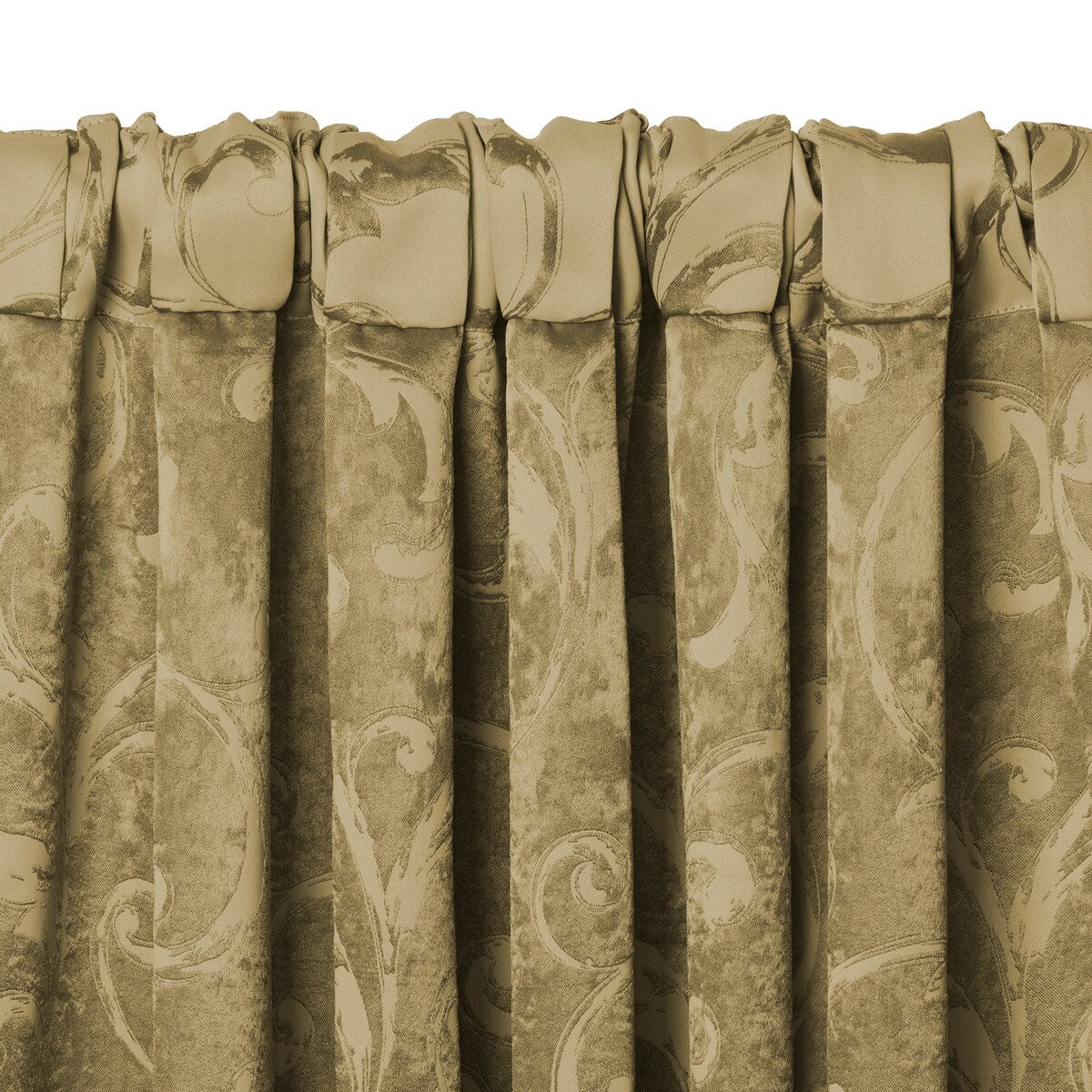 Elrene Mia Jacquard Blackout Scallop Window Valance - 52