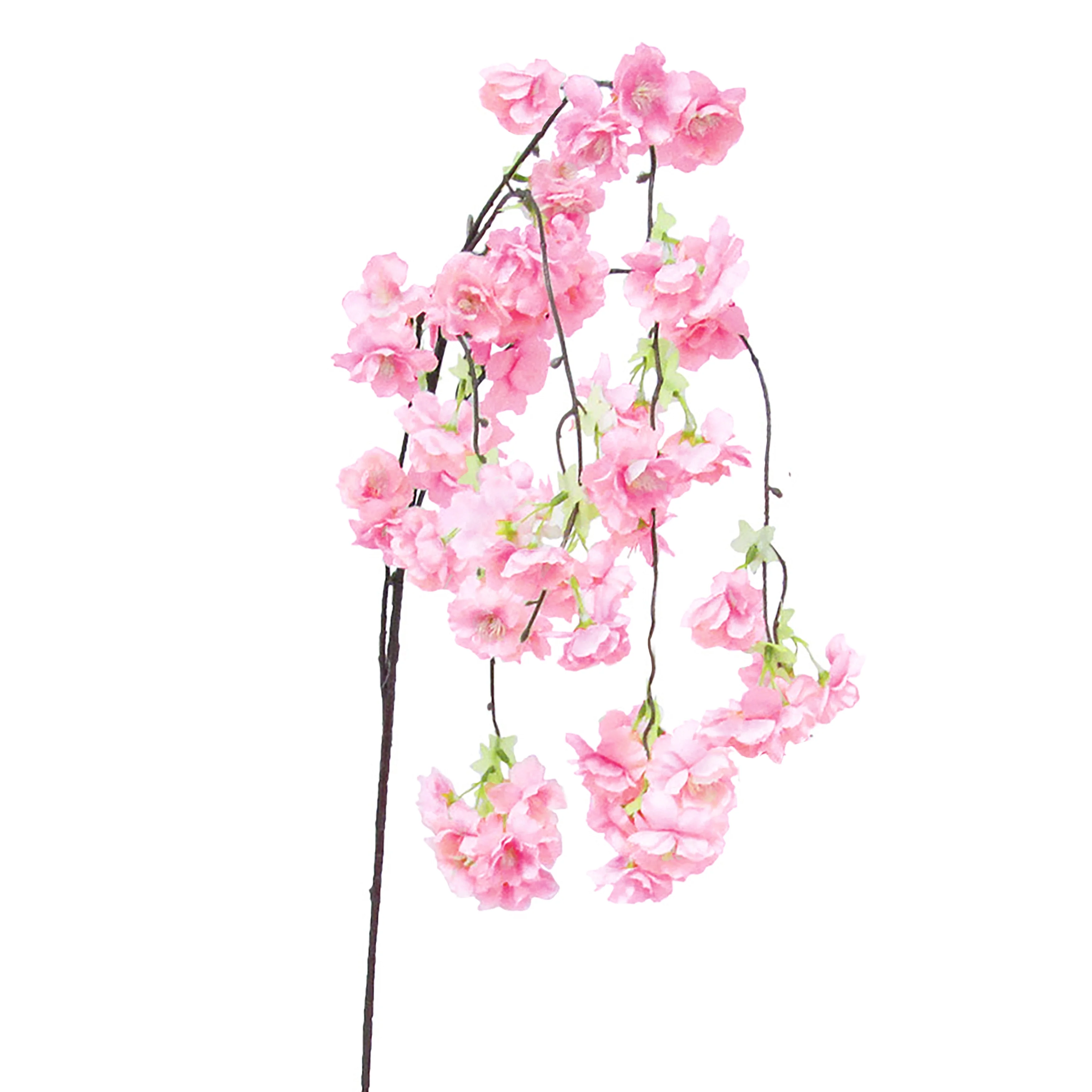 Set of 3 Artificial Hanging Japanese Cherry Blossom Flower Stem Spray 51in