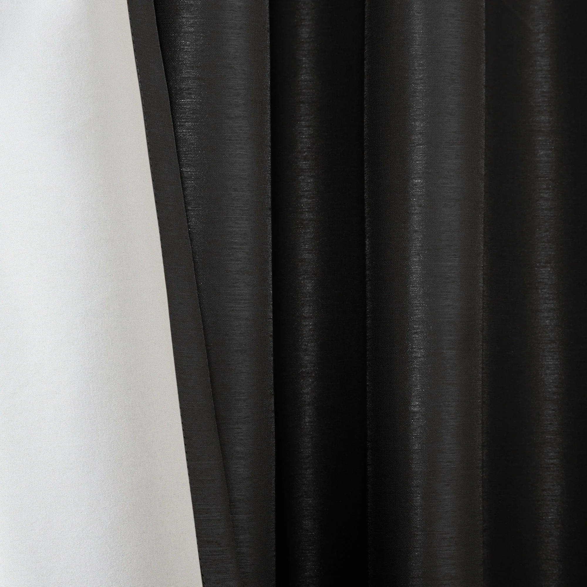Twist Tab Total Blackout Window Curtain Panel Black 50x95