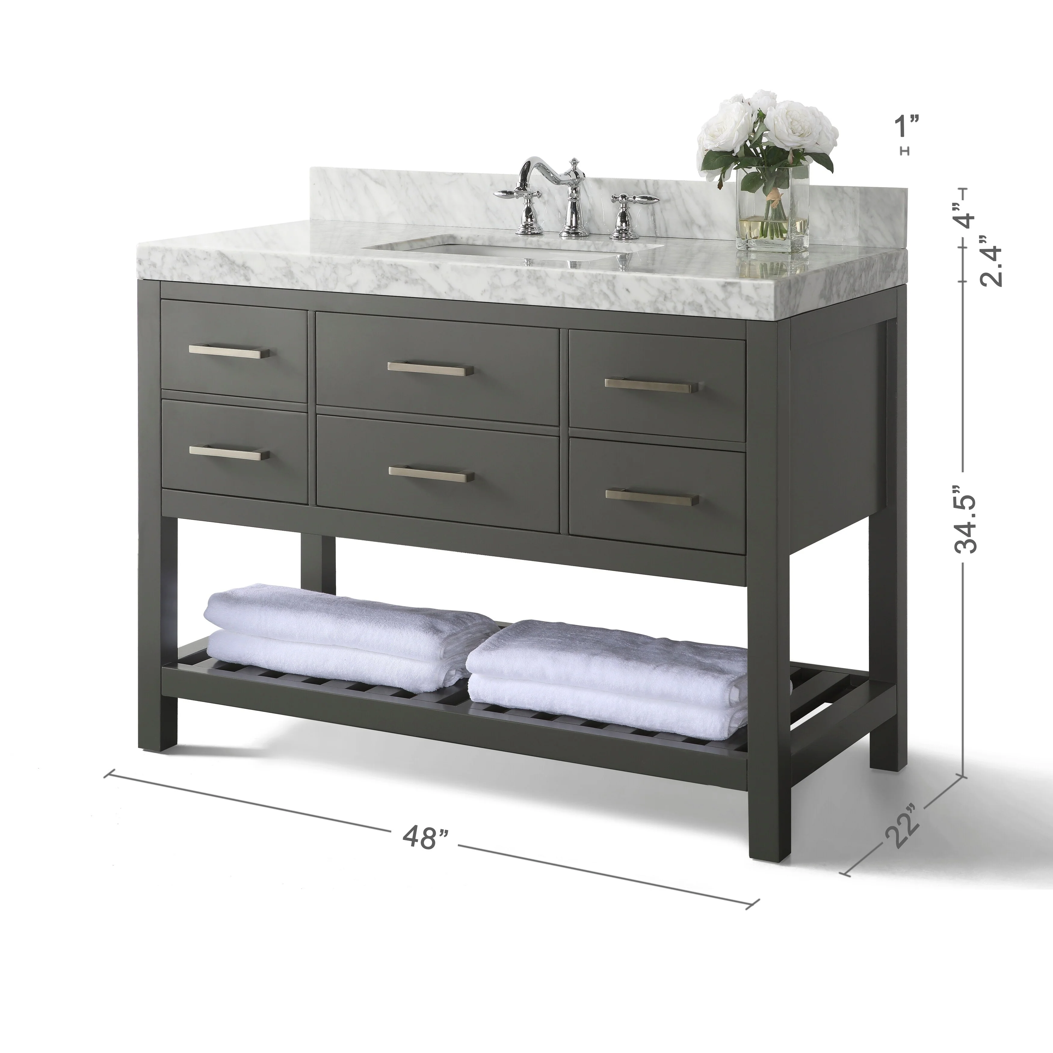 Ancerre Designs Elizabeth Bathroom Vanity Set