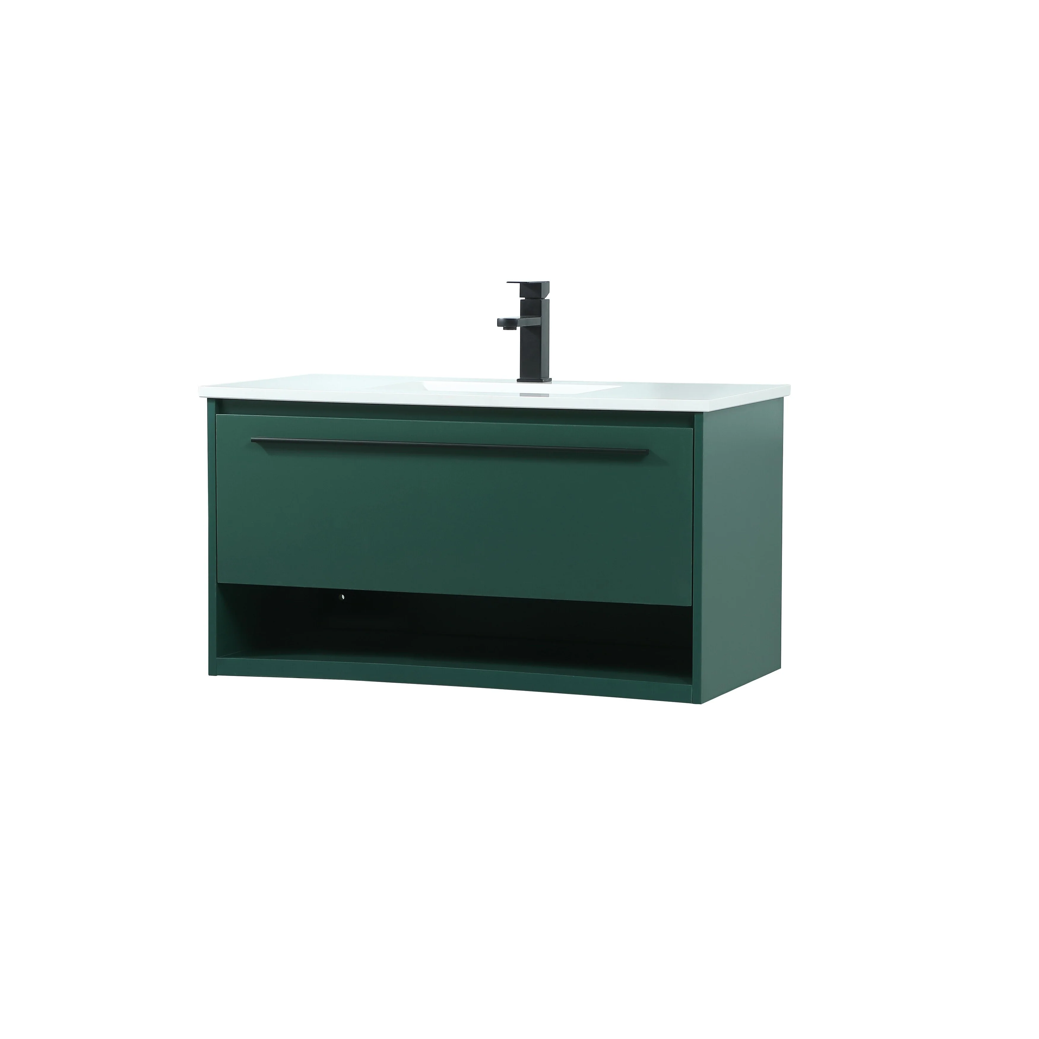 Brush 36 - 48 Inch Single Bathroom Vanity