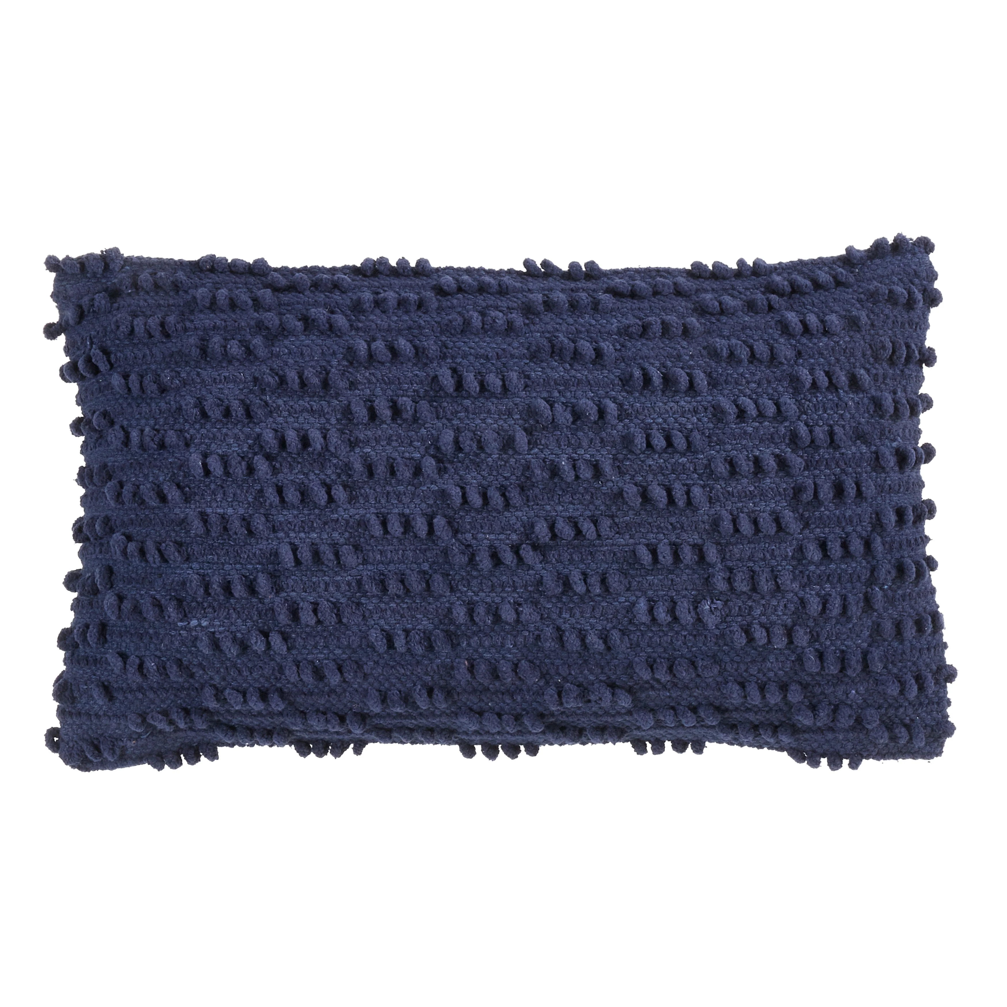 Nubby Design Down Filled Throw Pillow