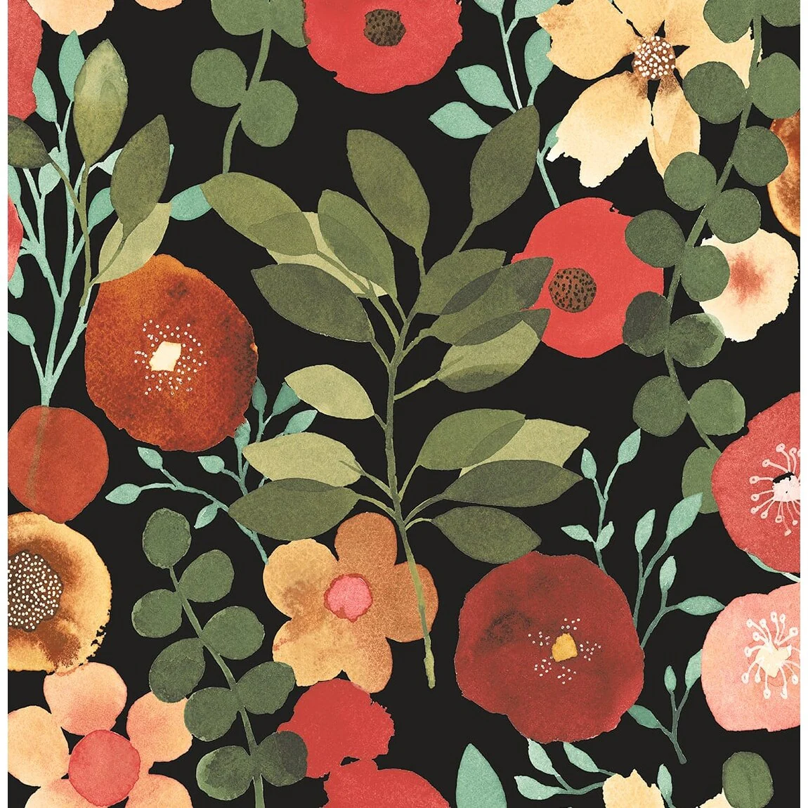 NextWall Garden Dance Peel and Stick Wallpaper