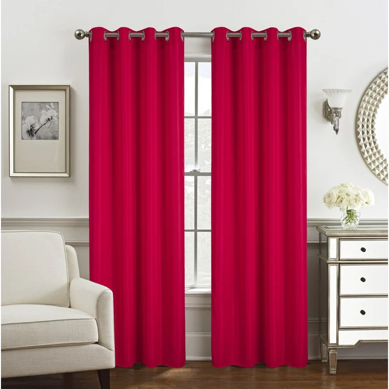 Gilbert Solid Single Grommet Curtain Panel 84