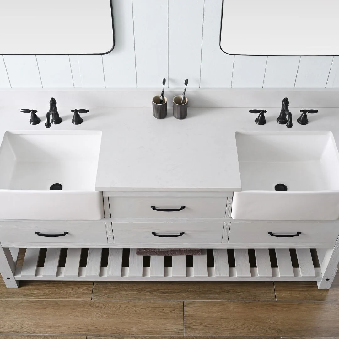 Sudio Design Bathroom Vanity Wesley Weathered Collection.