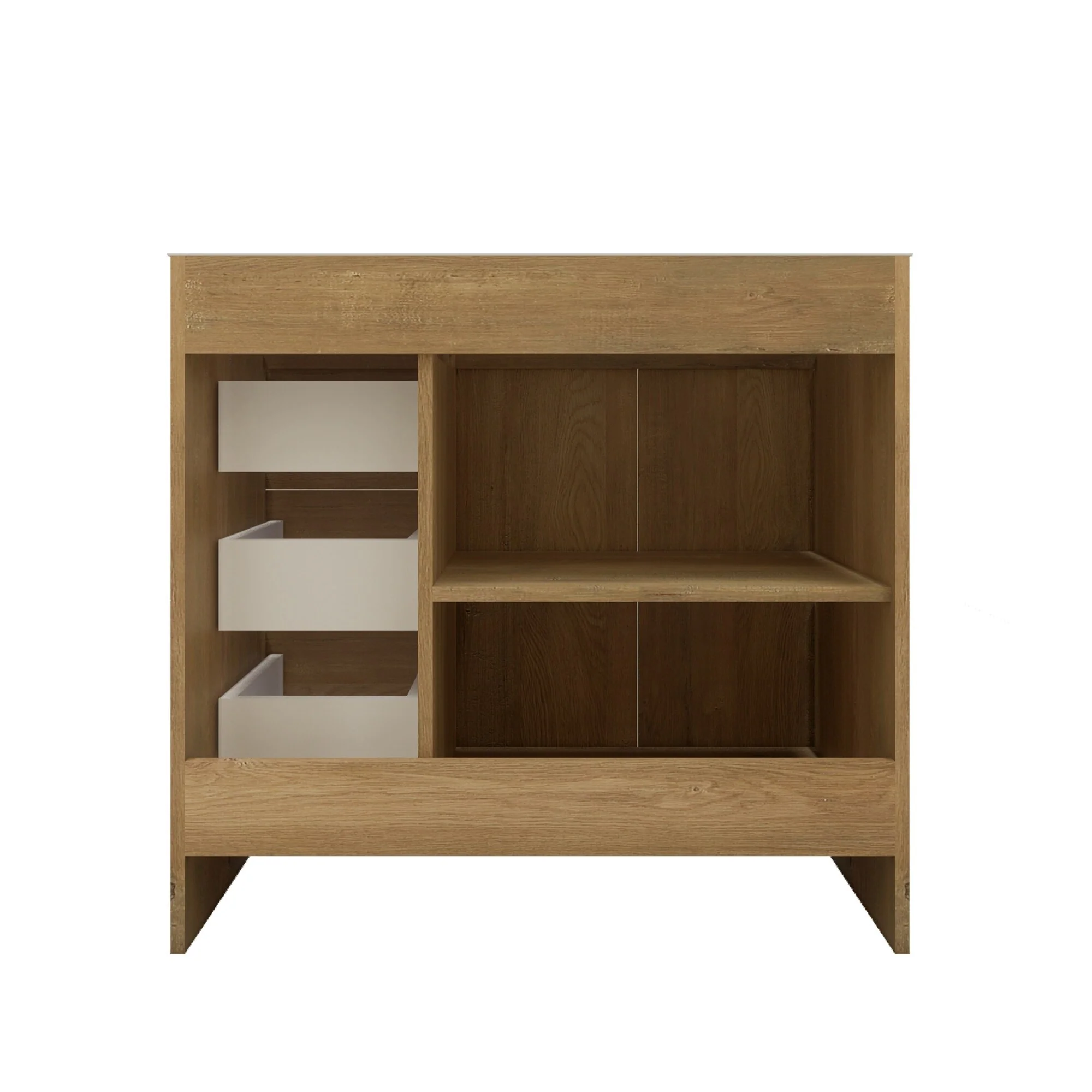 Eliza 36 Freestanding Vanity (Right Drawers) with Single Sink