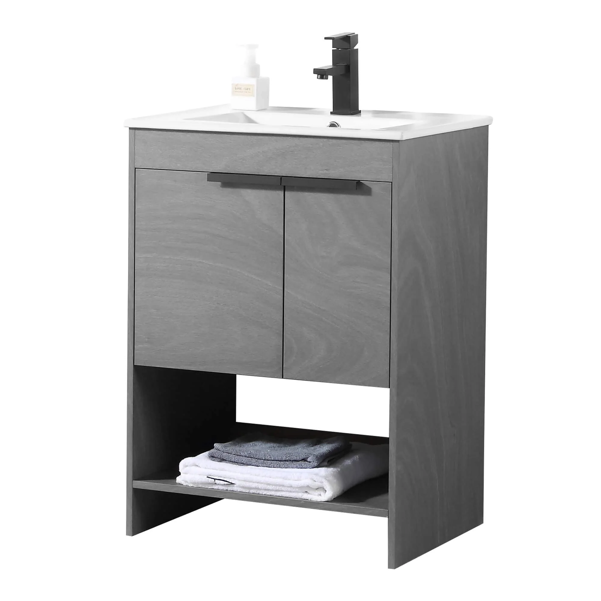 Fine Fixtures Phoenix Bathroom Vanity with Sink - Full Assembly Required