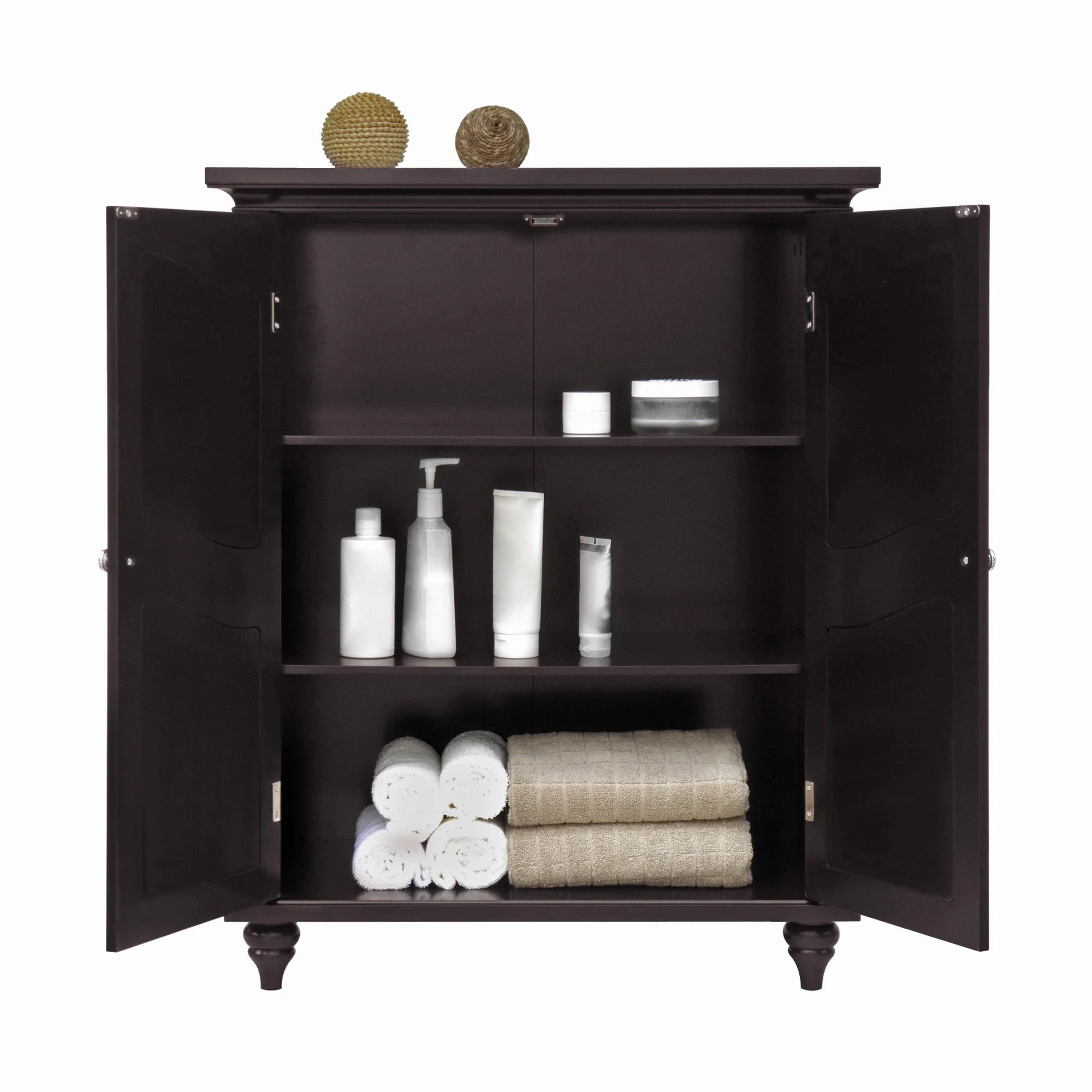 Teamson Home Versailles Two-Door Freestanding Floor Accent Cabinet