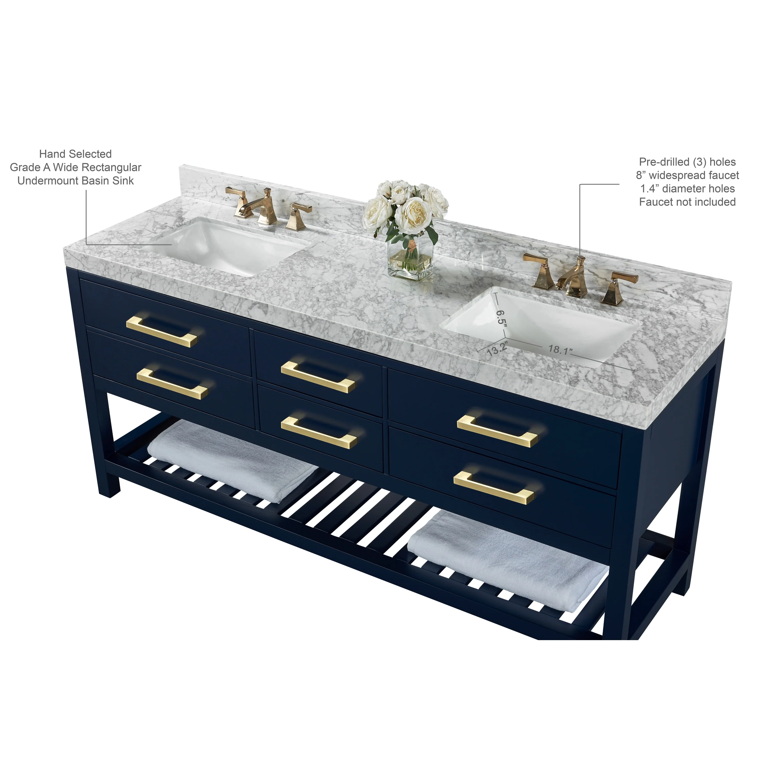 Ancerre Designs Elizabeth Bathroom Vanity Set