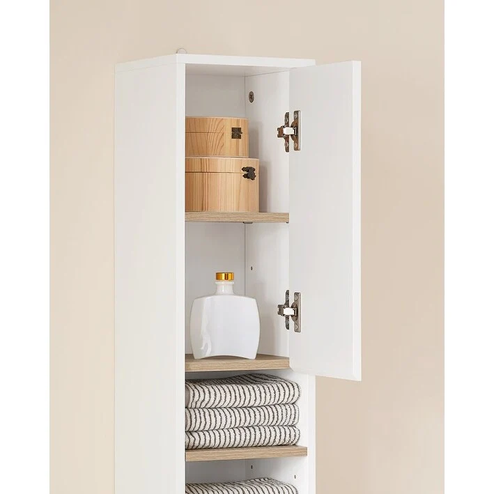 SoBuy BZR34-W, Bathroom Tall Cabinet Cupboard Storage Cabinet