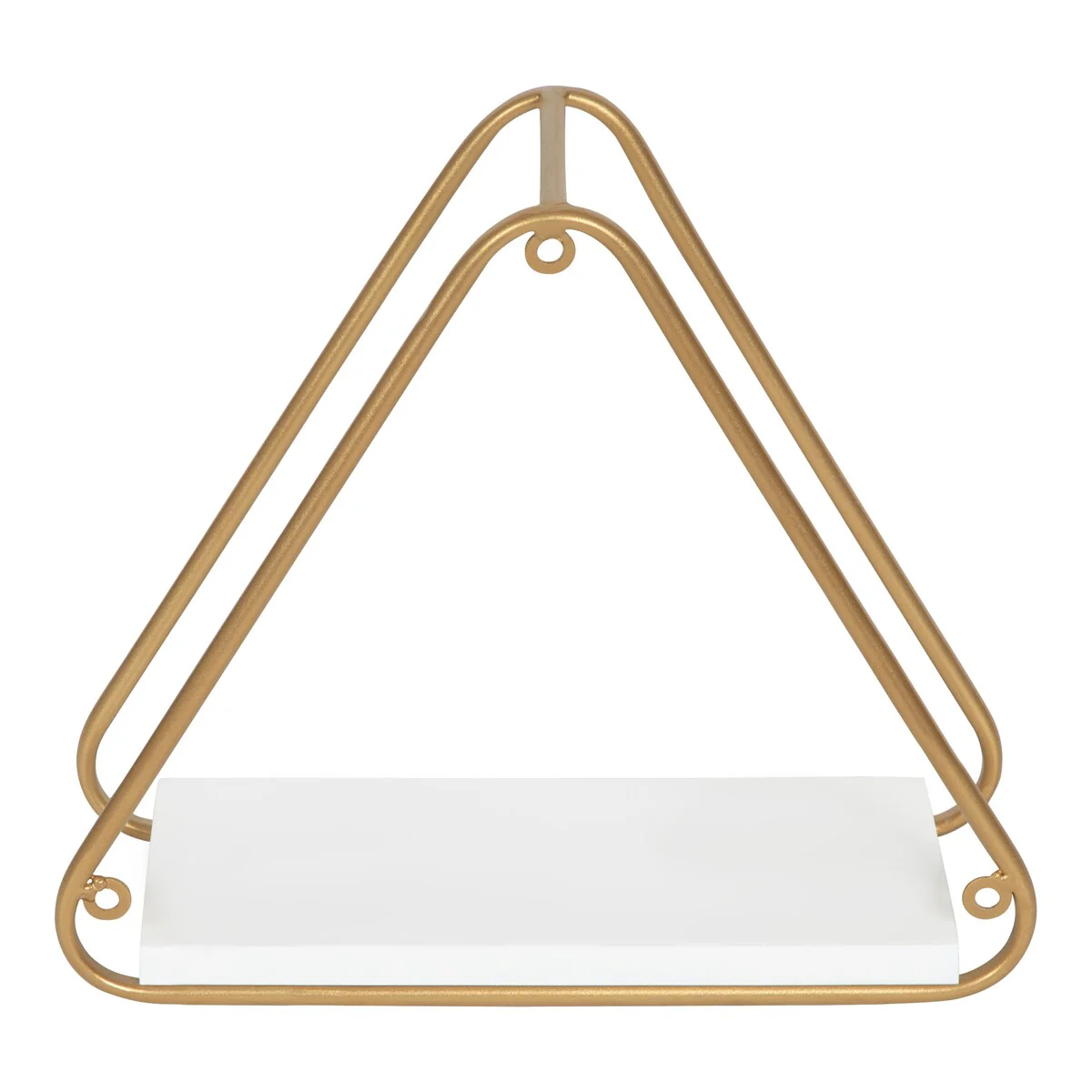 Kate and Laurel Tilde Triangle Accent Shelf Set - 2 Piece