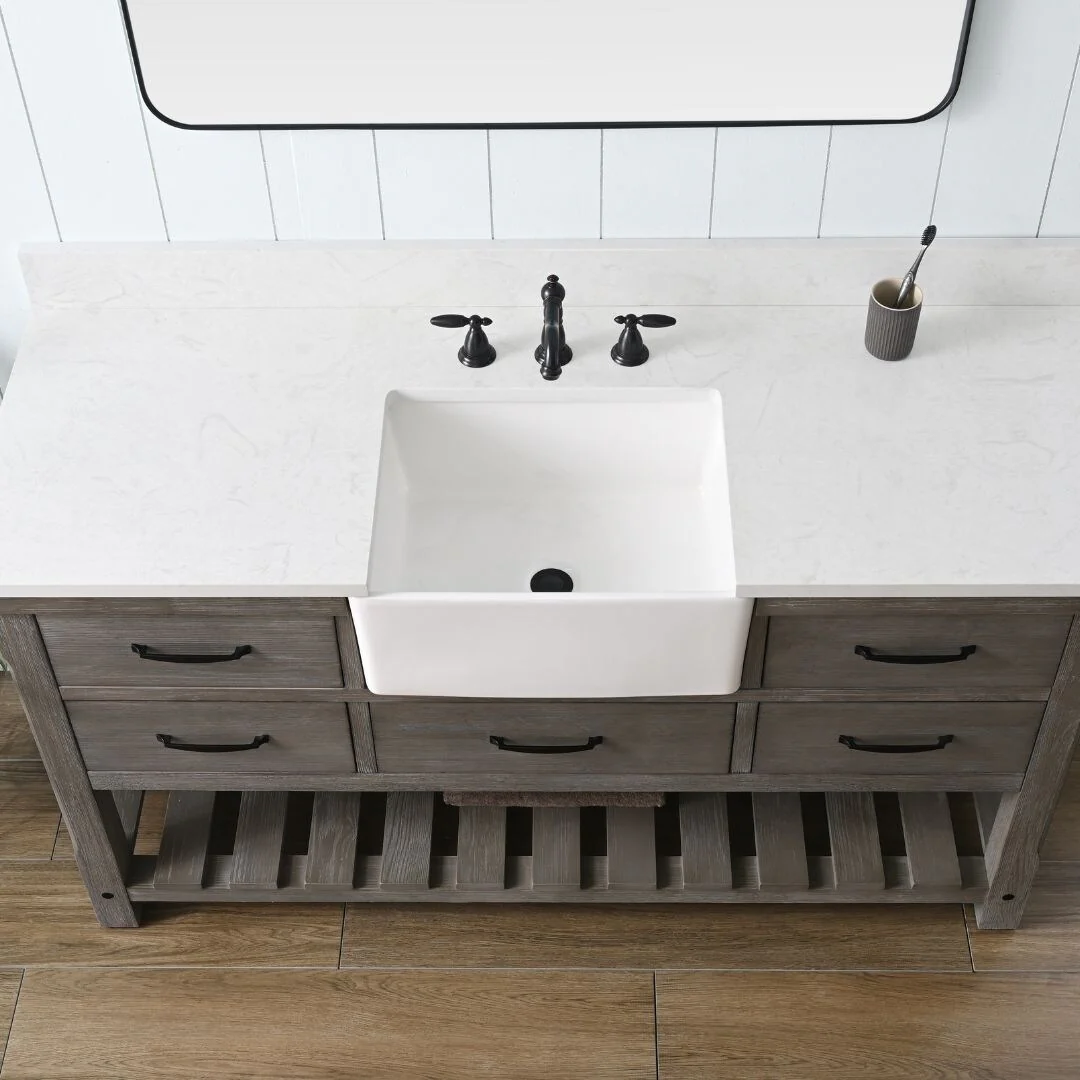 Sudio Design Bathroom Vanity Wesley Weathered Collection.