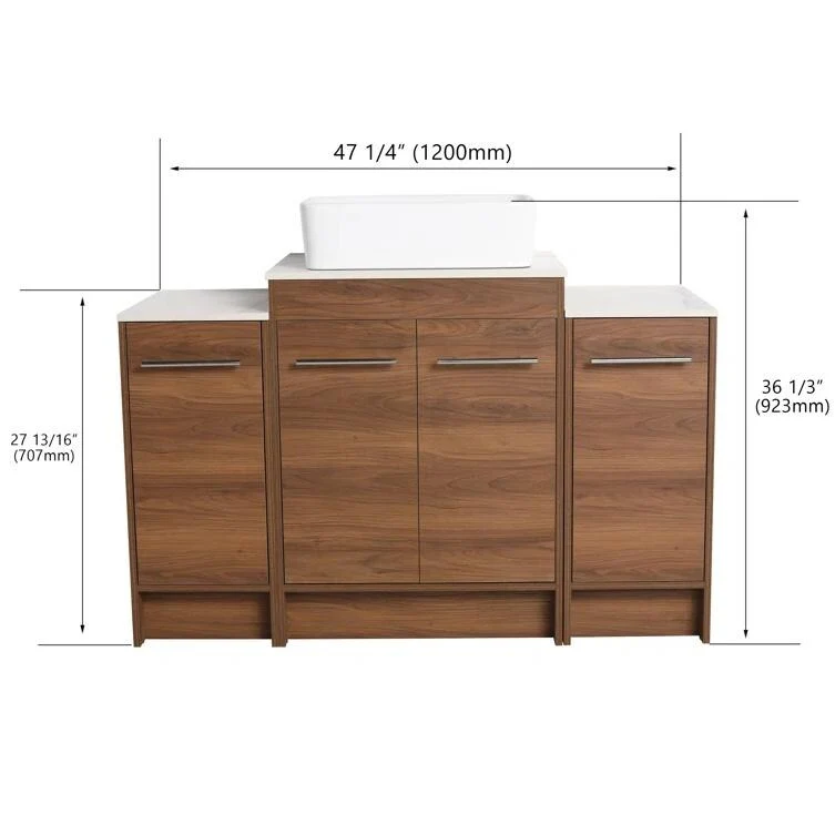 Bathroom Vanity With Sink In 24/36/48/60 Inch, Freestanding Bathroom Vanity With Soft Close Door