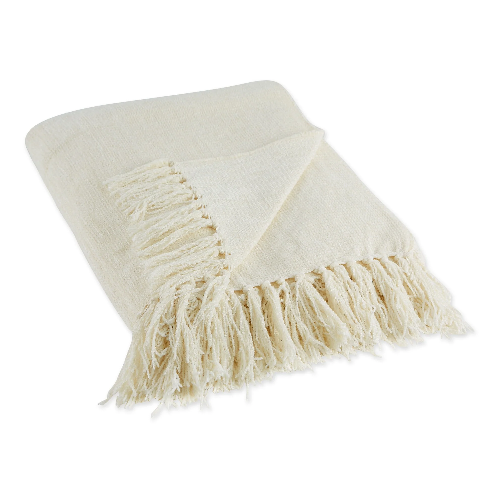 DII Soft Denim Blue Chenille Throw