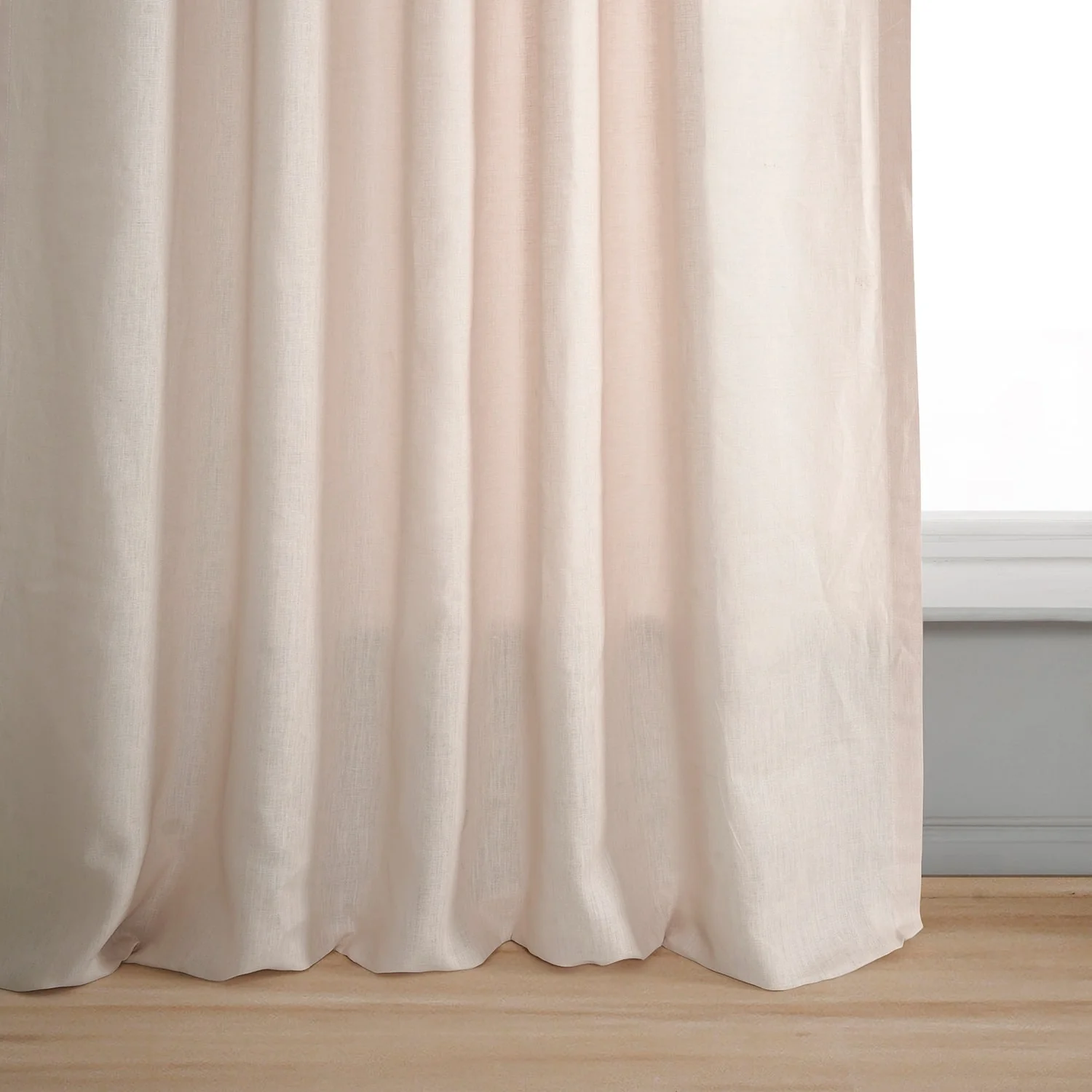 Exclusive Fabrics Signature French Linen Sheer Curtain (1 Panel)