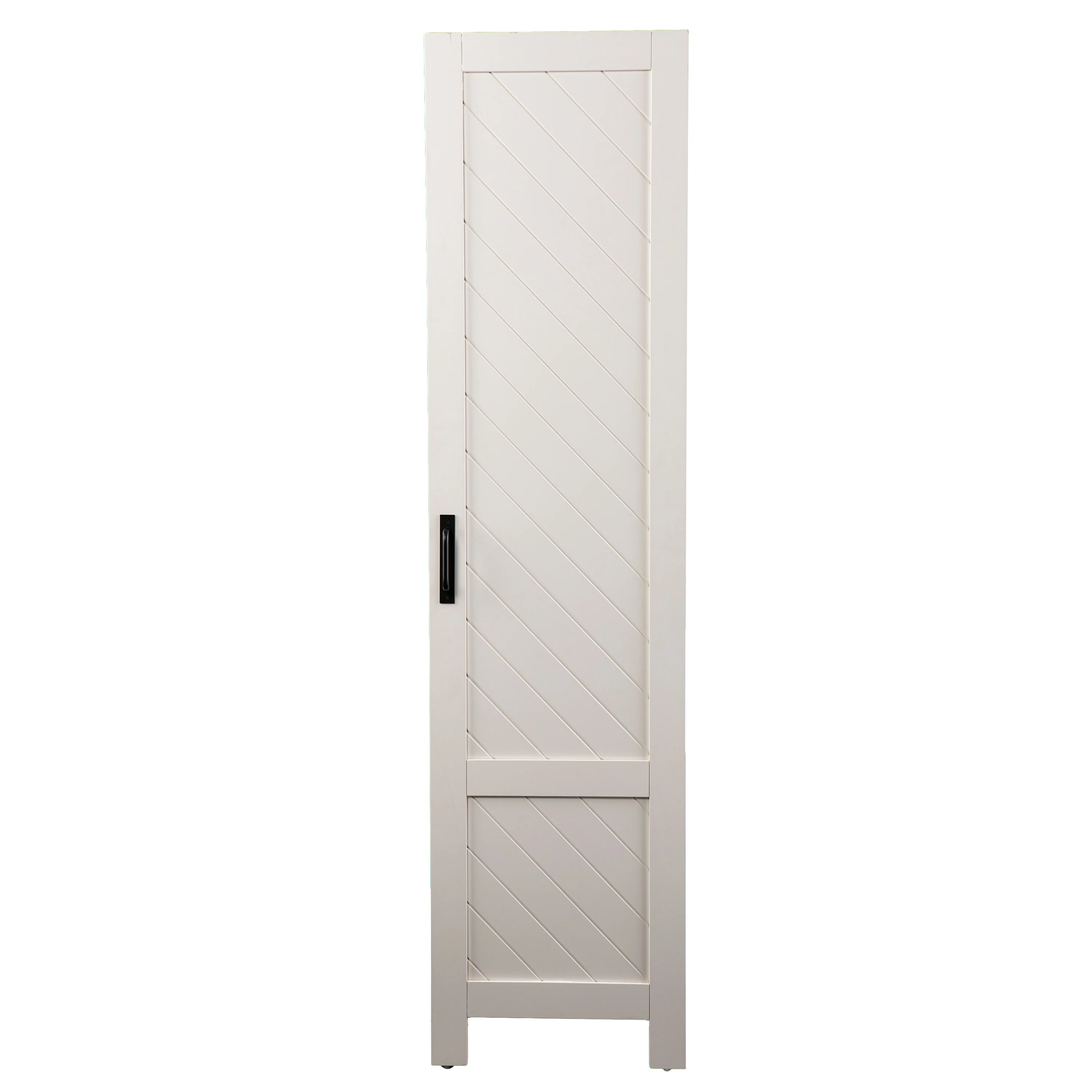 SEI Furniture Tione Modern Farmhouse White Wood Room Divider
