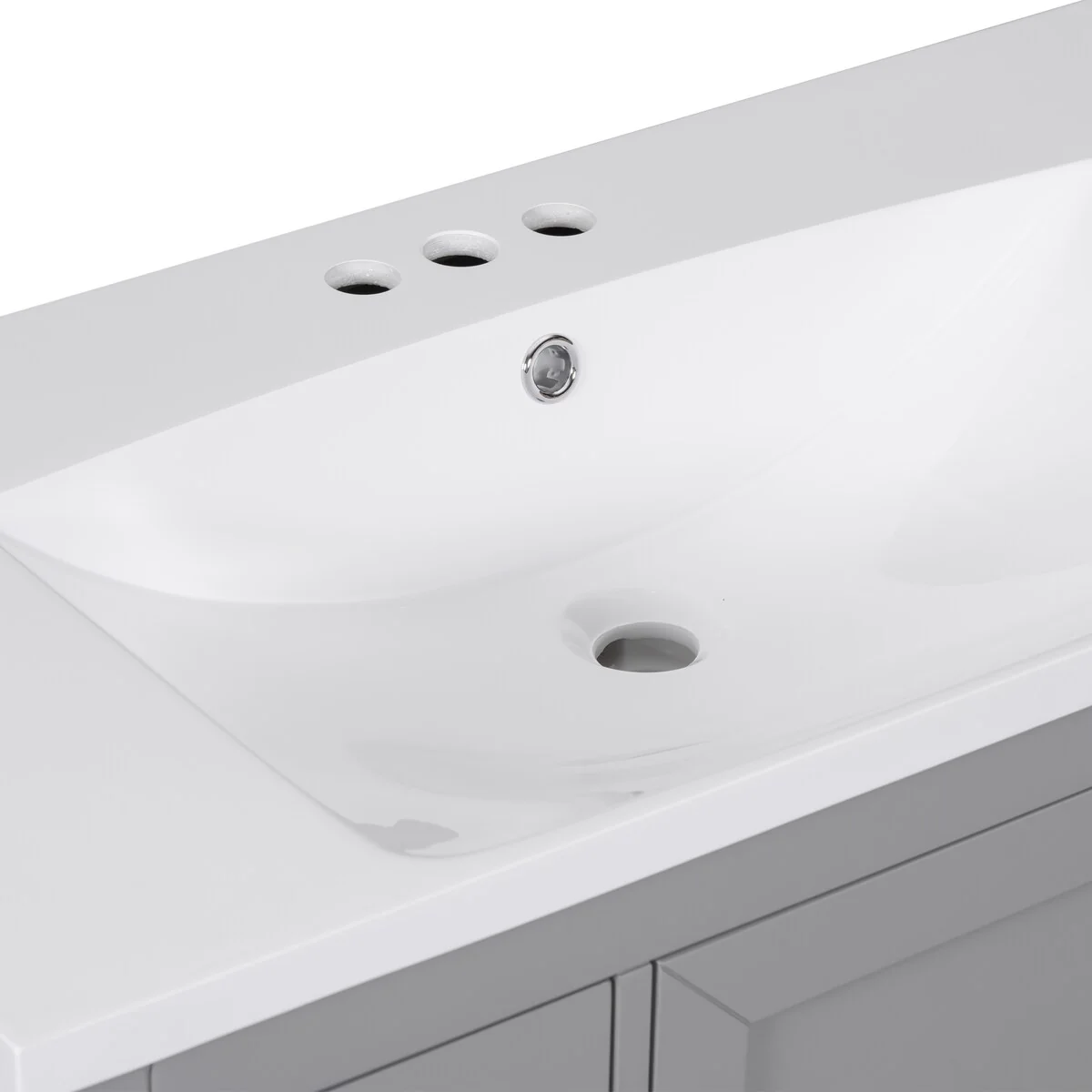 Bathroom Vanity Cabinet with Multi-Functional Drawer and Adjustable Shelf