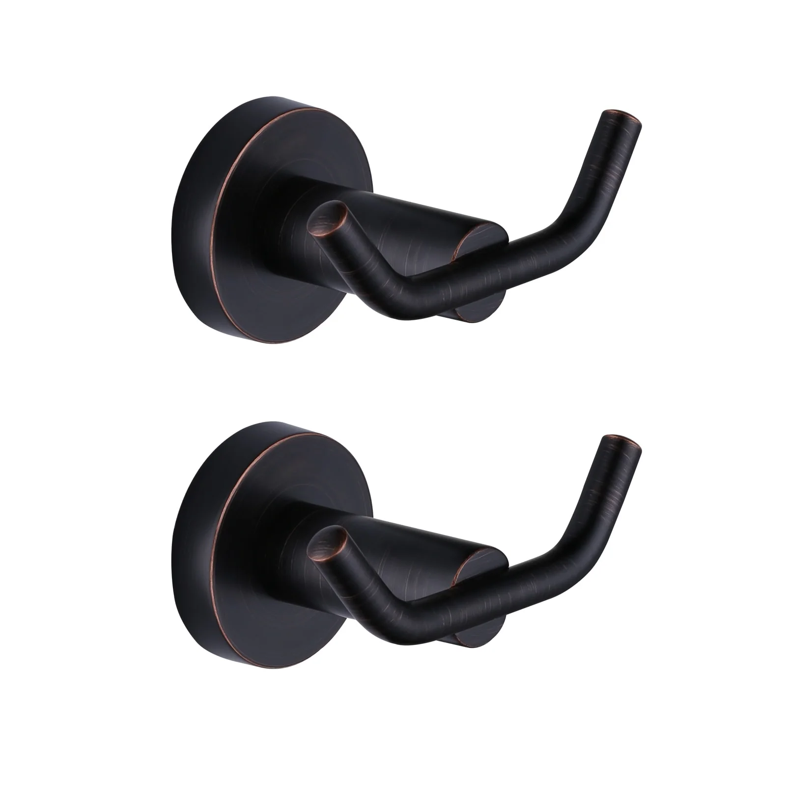 WOWOW Knob-Hook Double Robe/Towel Hook 2-Pieces