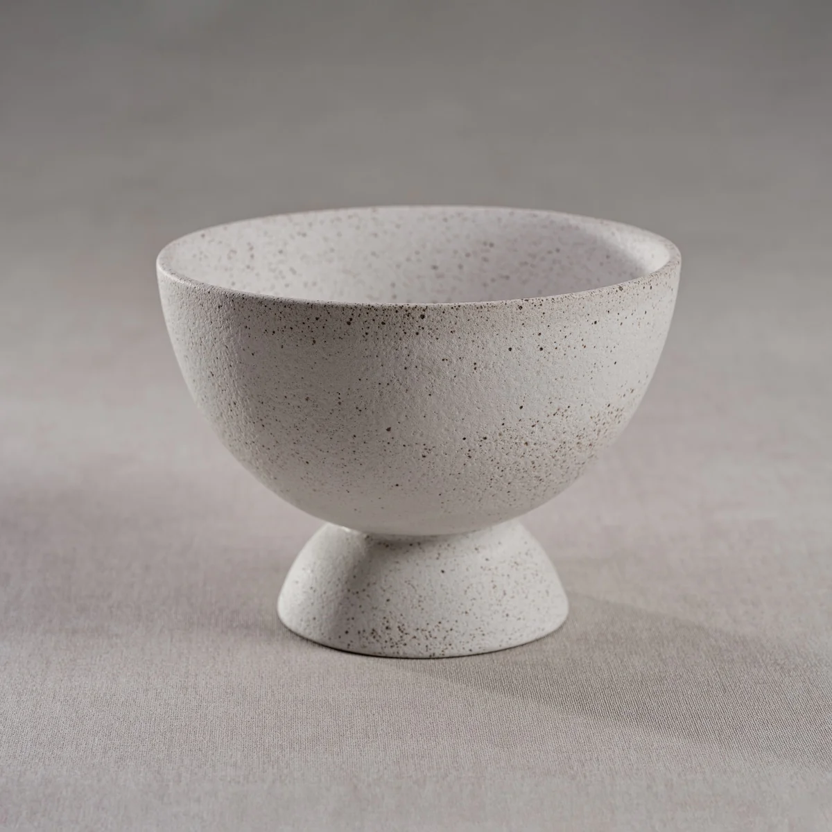Carballo Textured Ceramic Footed Bowl