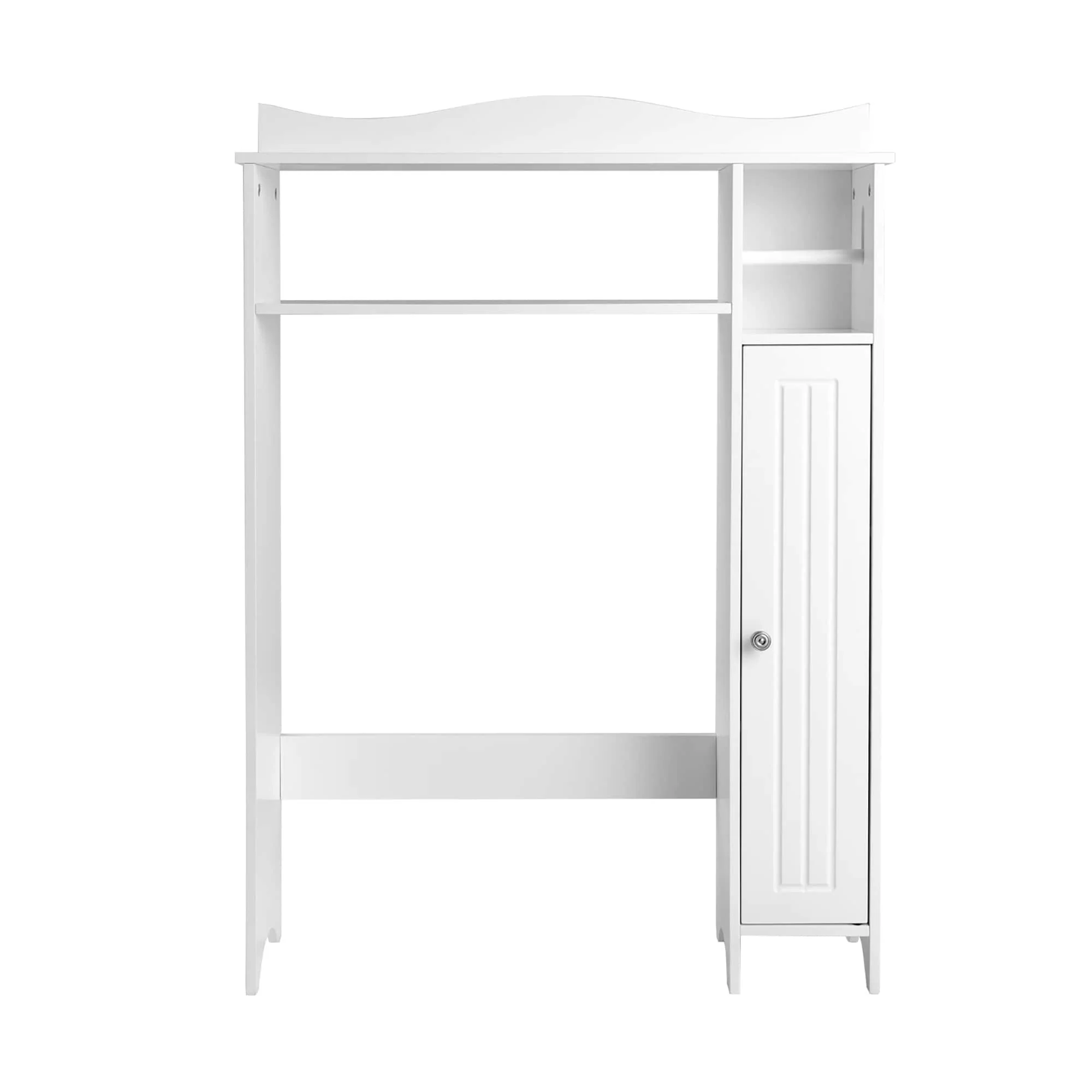 Bathroom Space Saver Toilet Storage Cabinet with Adjustable Shelves
