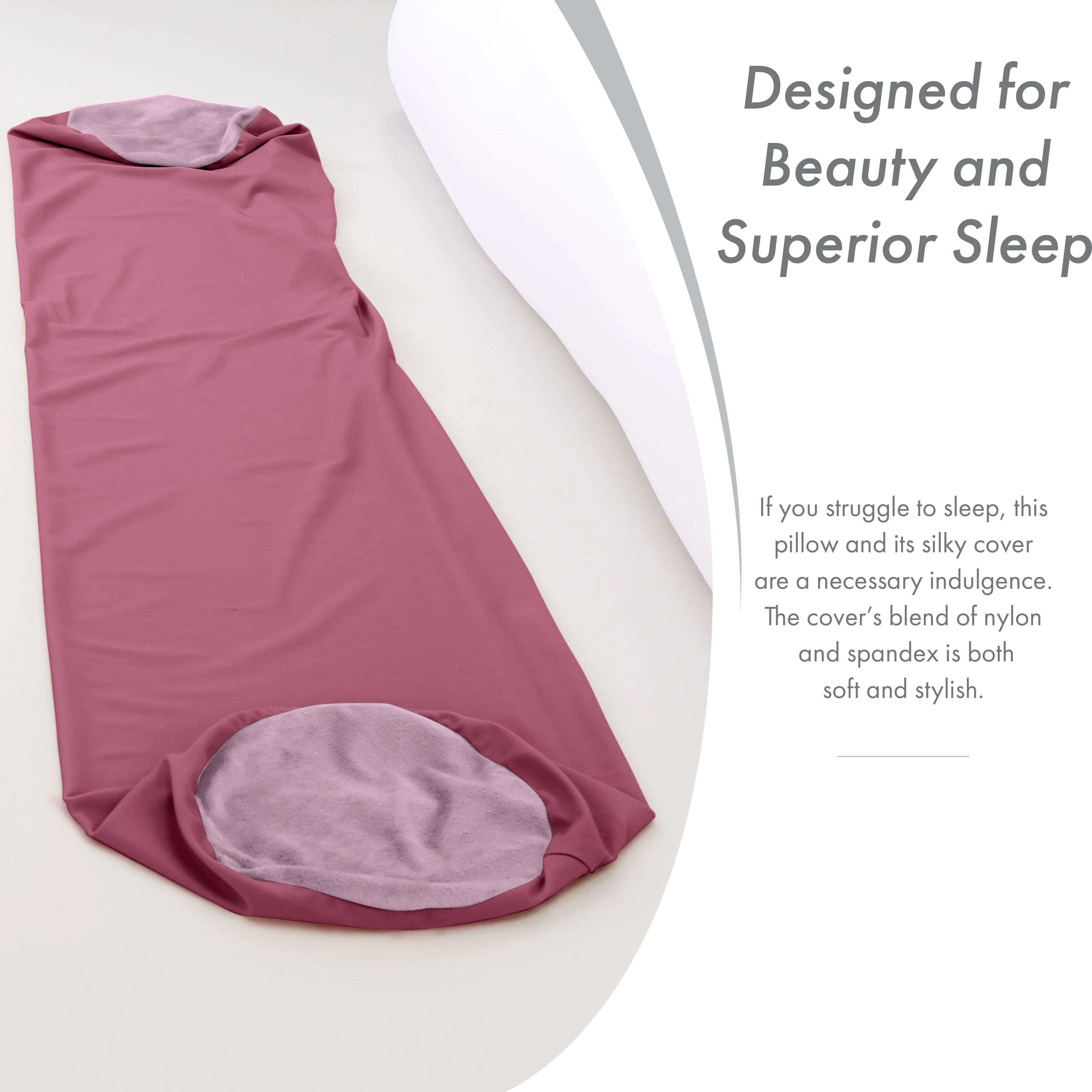 Straight Body Pillow, Premium Microbead,Side Sleeping / Pregnant Women