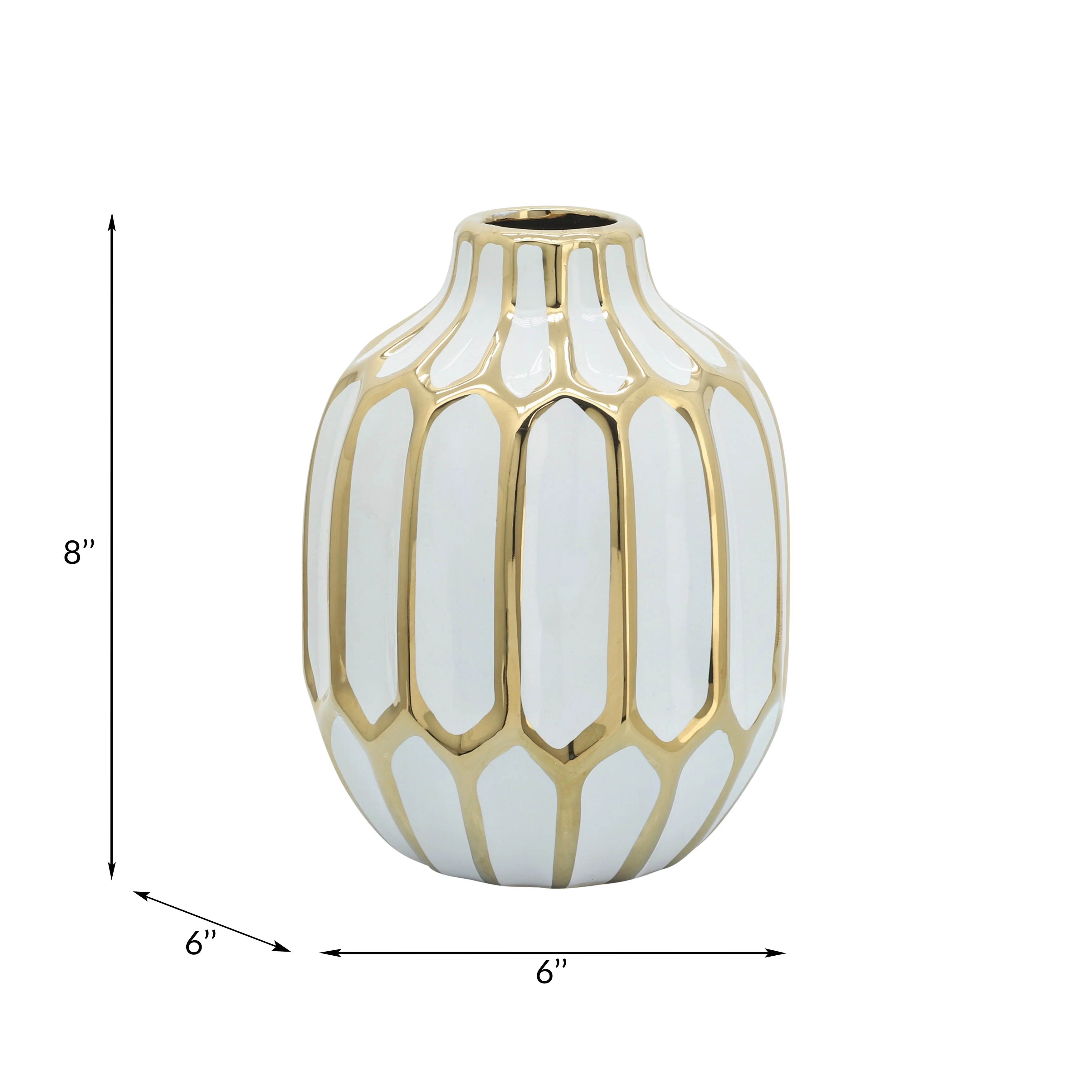 Sagebrook Home Elegant Ceramic Vase