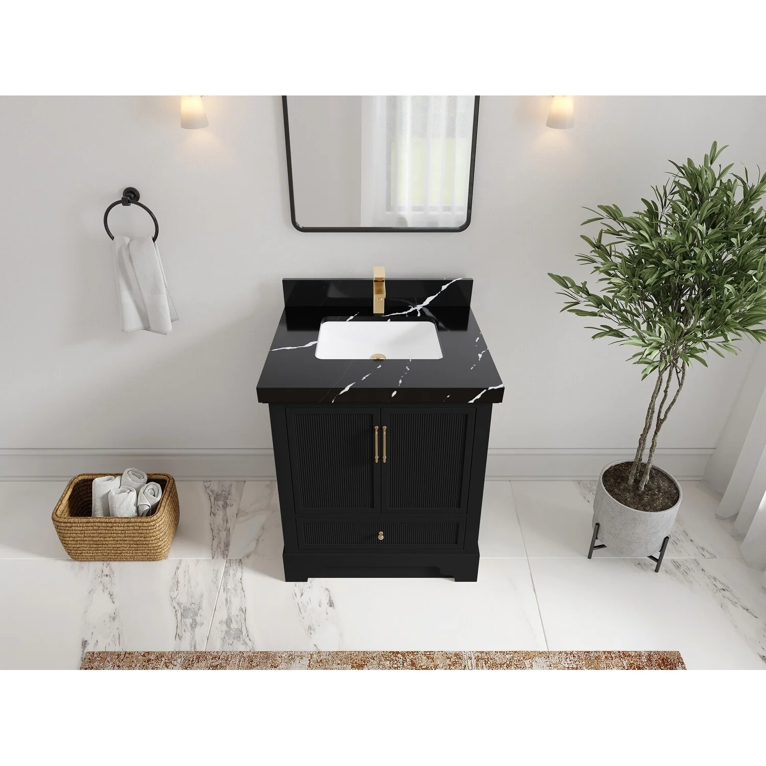 Willow Collections 30 in. W x 22 in. D Alys Single Sink Bathroom Vanity with Countertop