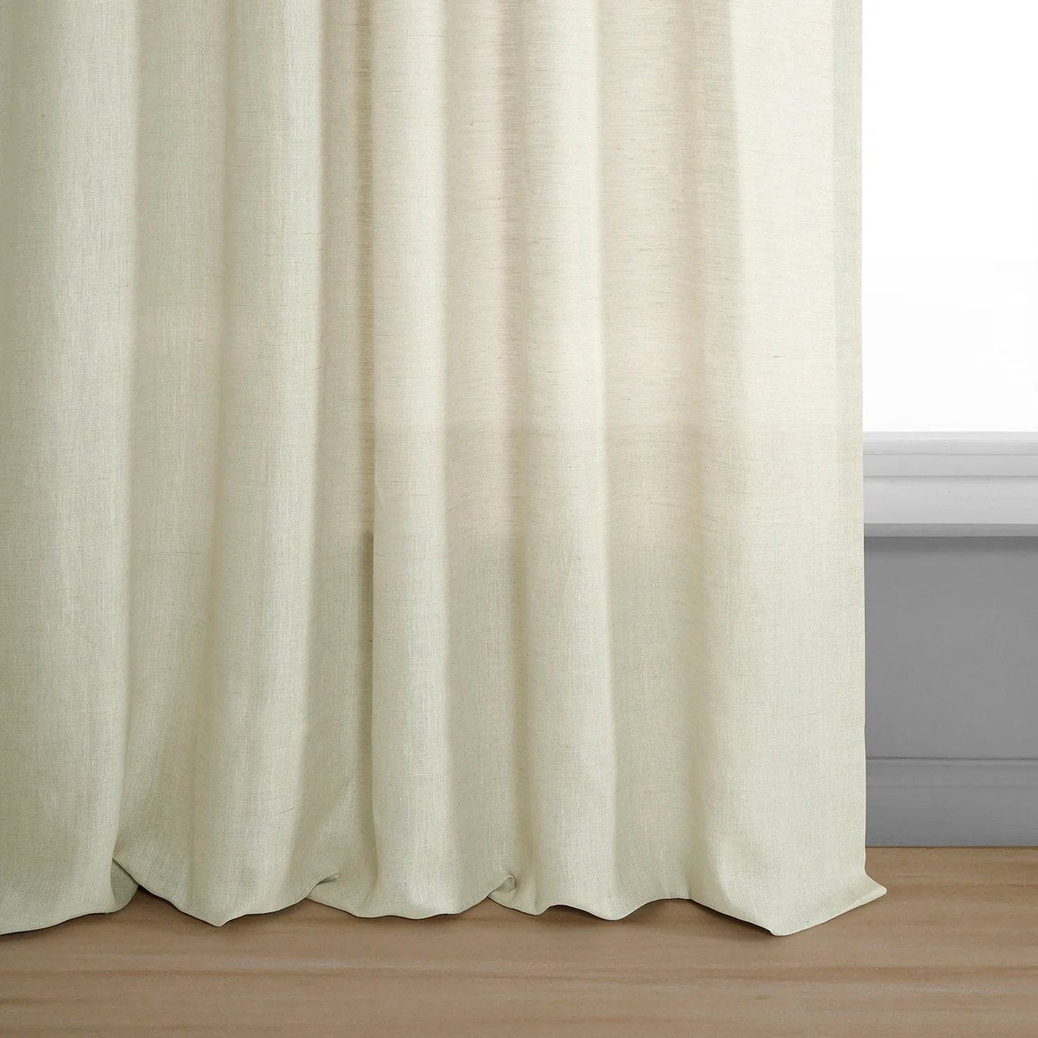 Exclusive Fabrics Signature French Linen Sheer Curtain (1 Panel)