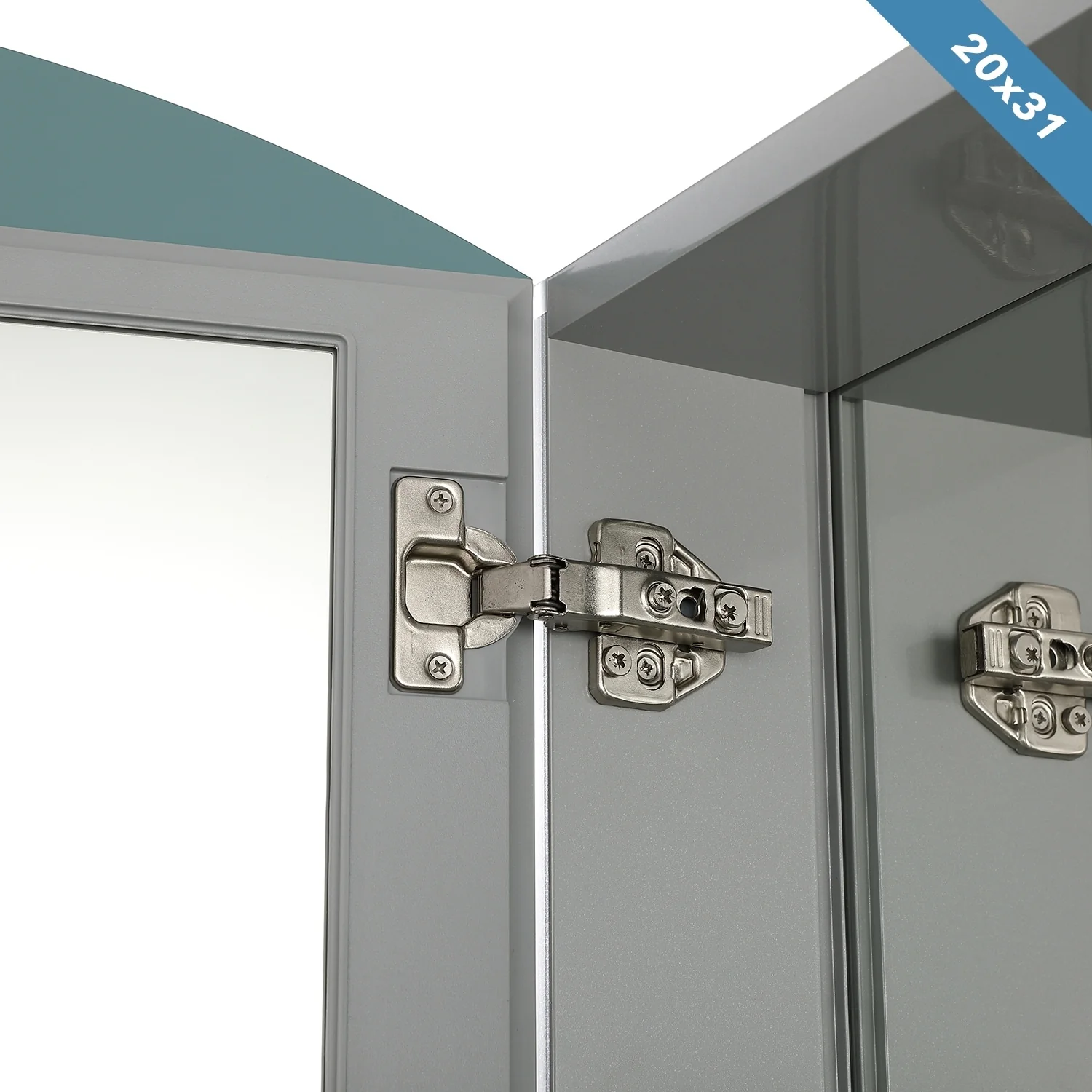 Frameless Aluminum Bathroom Mirror Medicine Cabinet