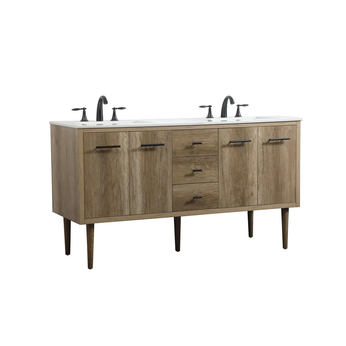 Fern 60 Inch Double Bathroom Vanity
