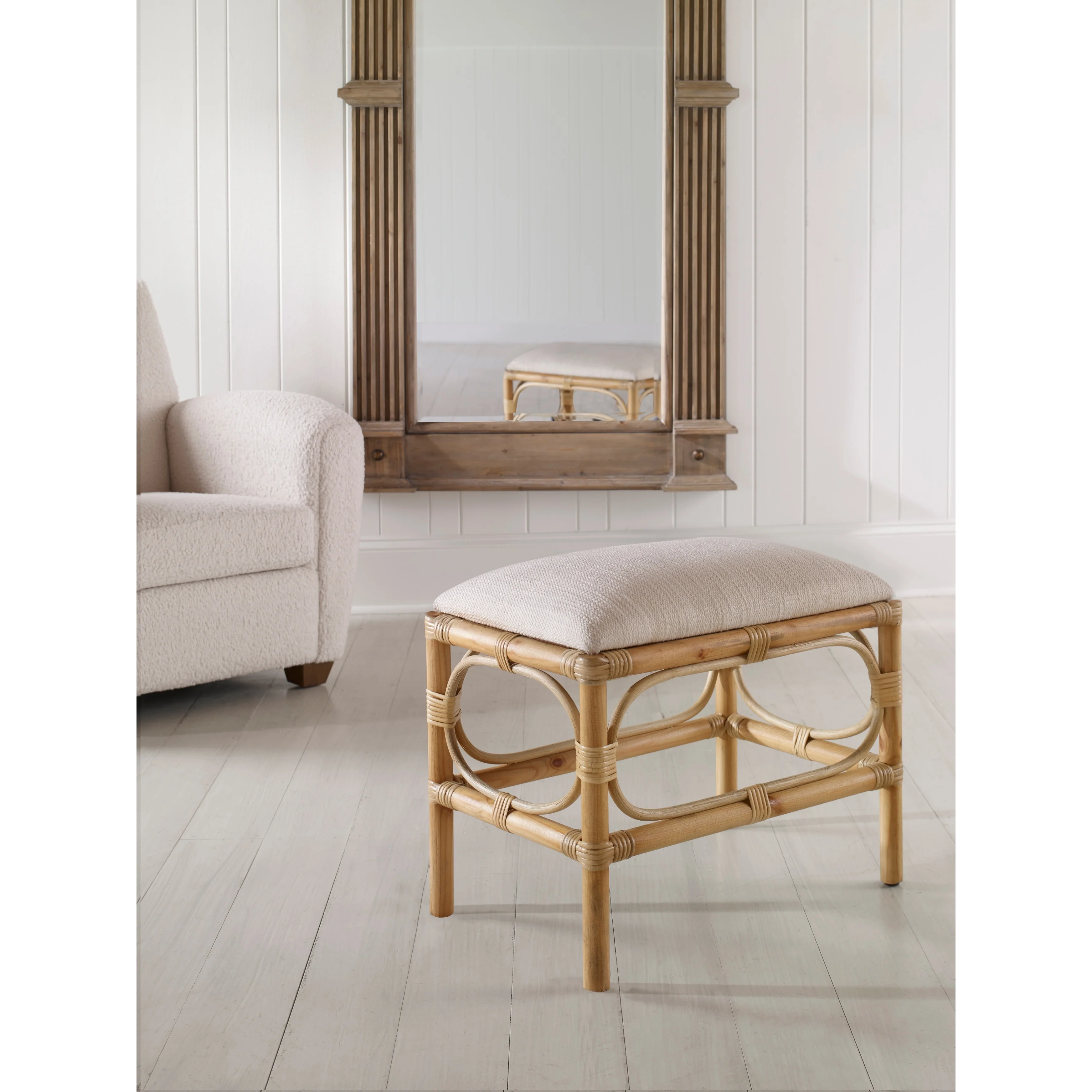 Uttermost Laguna Small Striped Bench