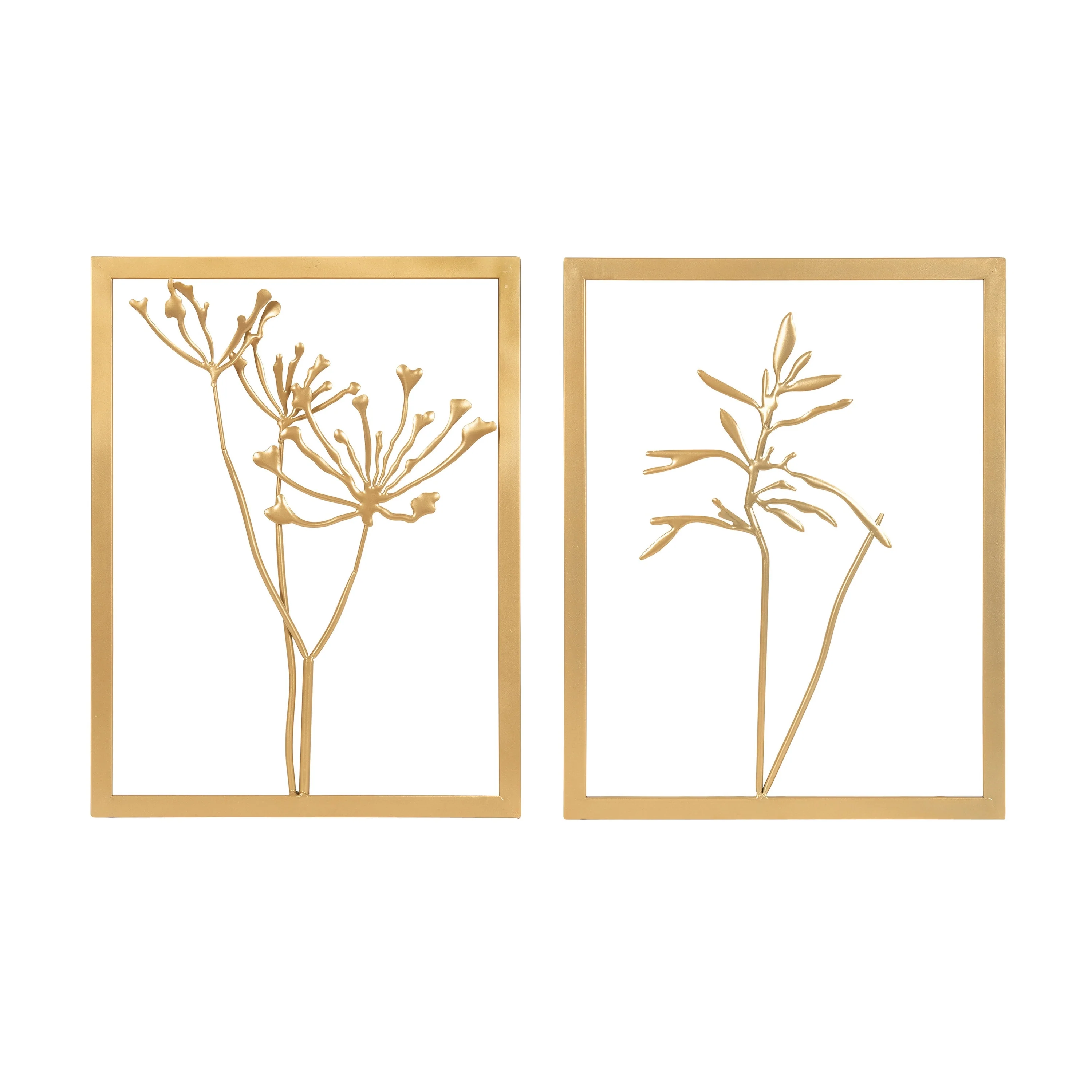 Kate and Laurel Malak Metal Framed Wall Art Set